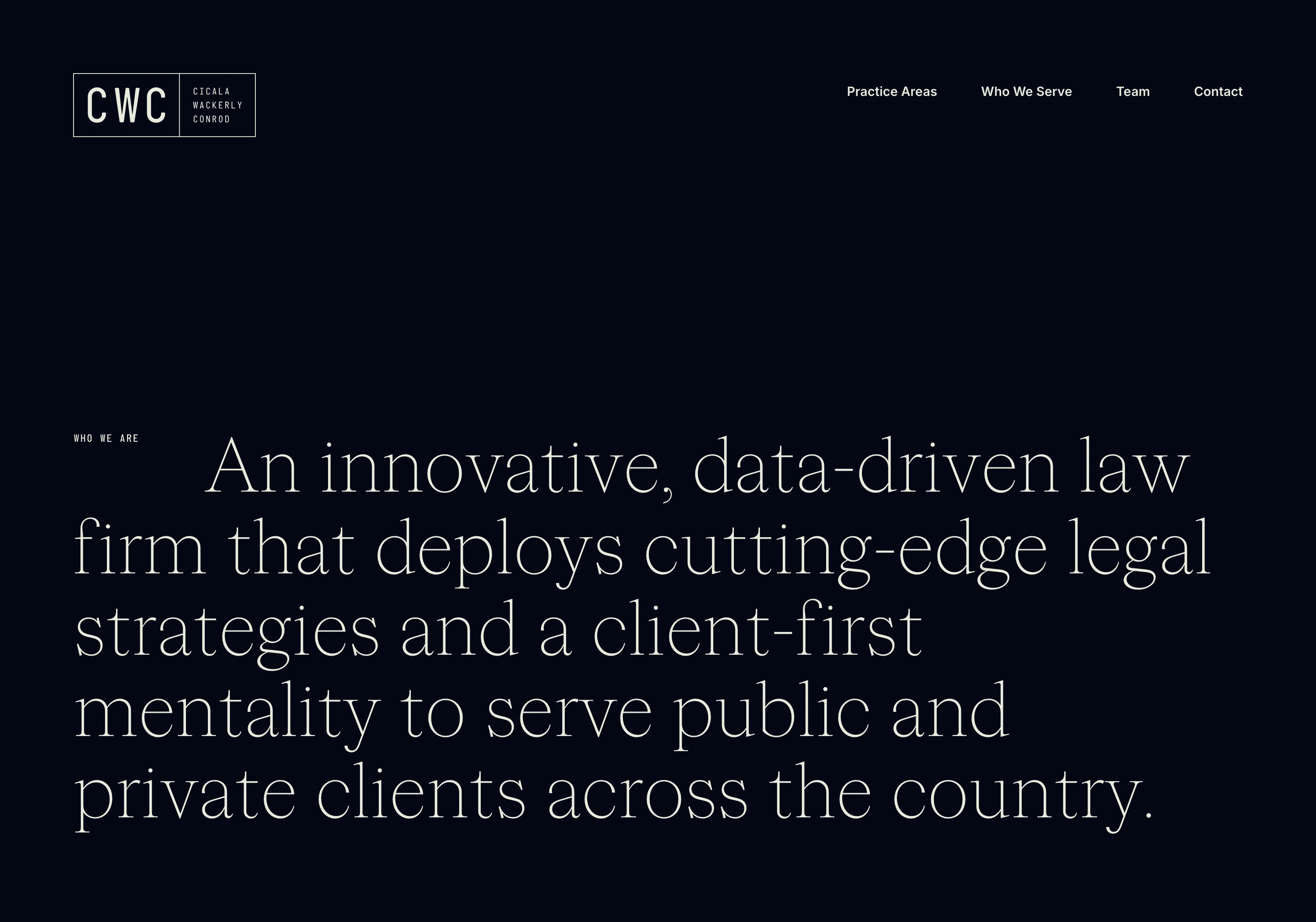 CWC Value Proposition Hero Design