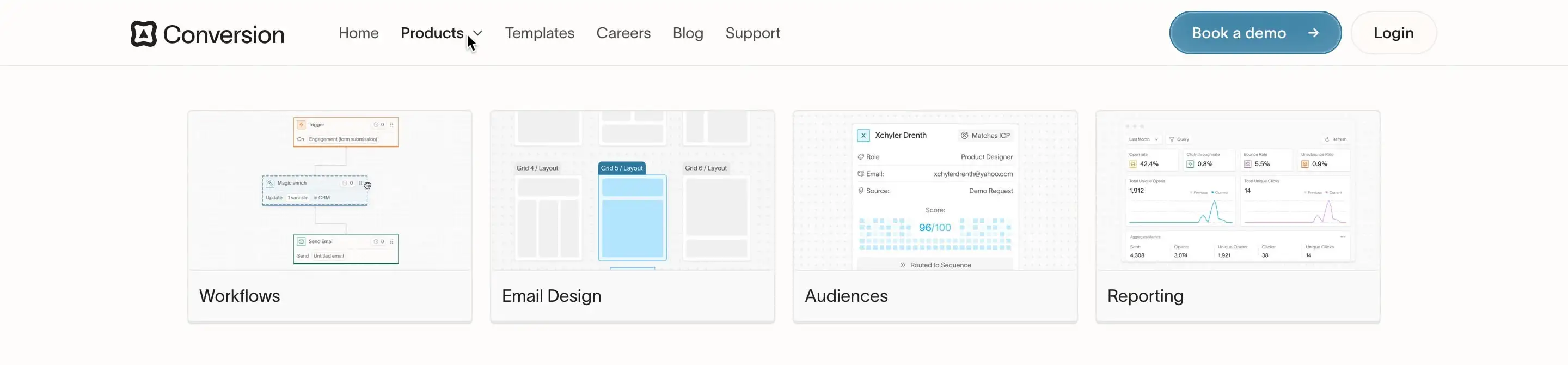 Conversion Nav Bar Design