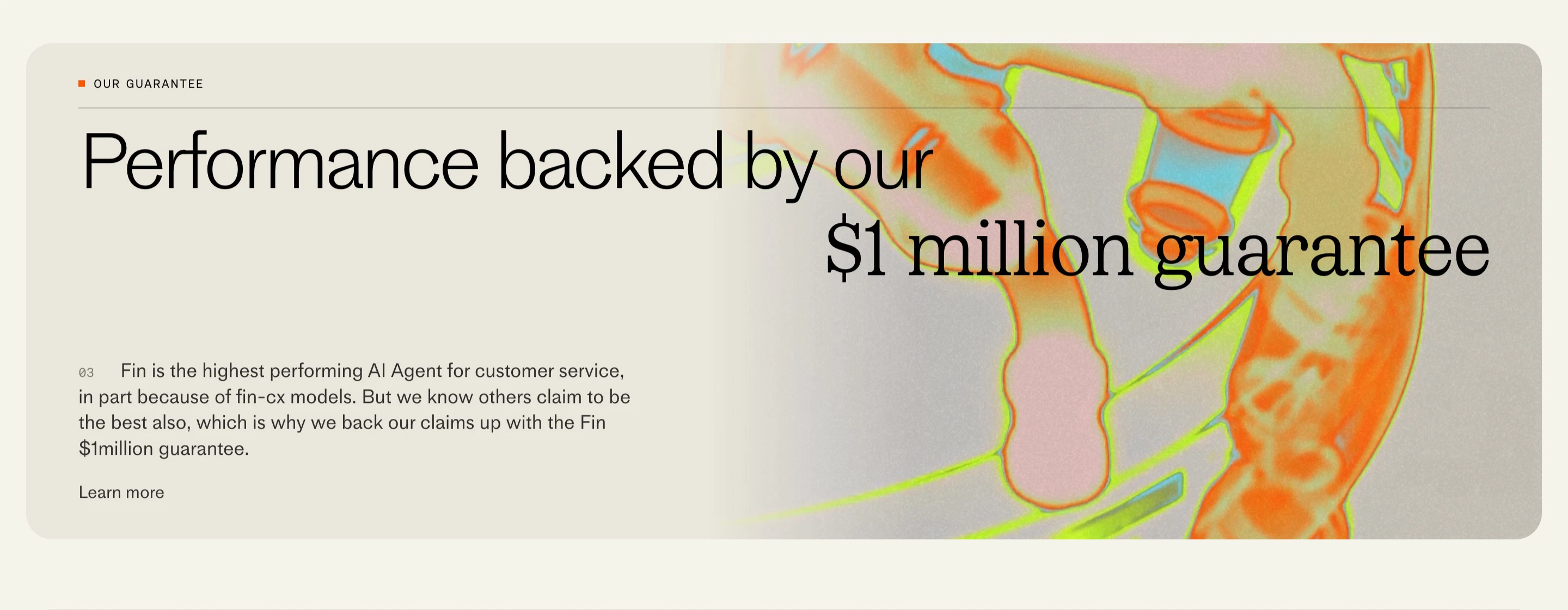 Fin AI CX Model Our Guarantee