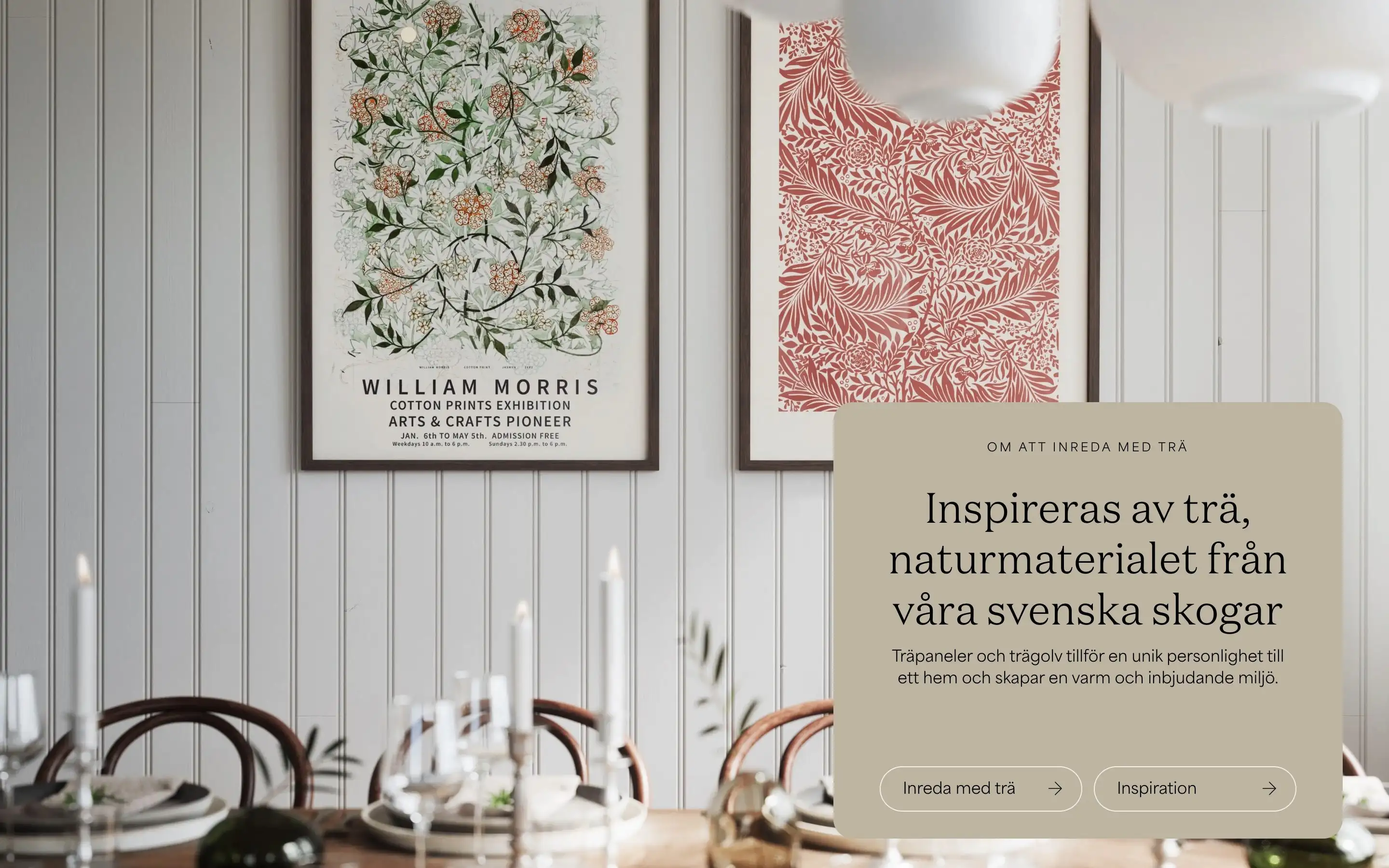 Norrlands Tra Interior CTA Design
