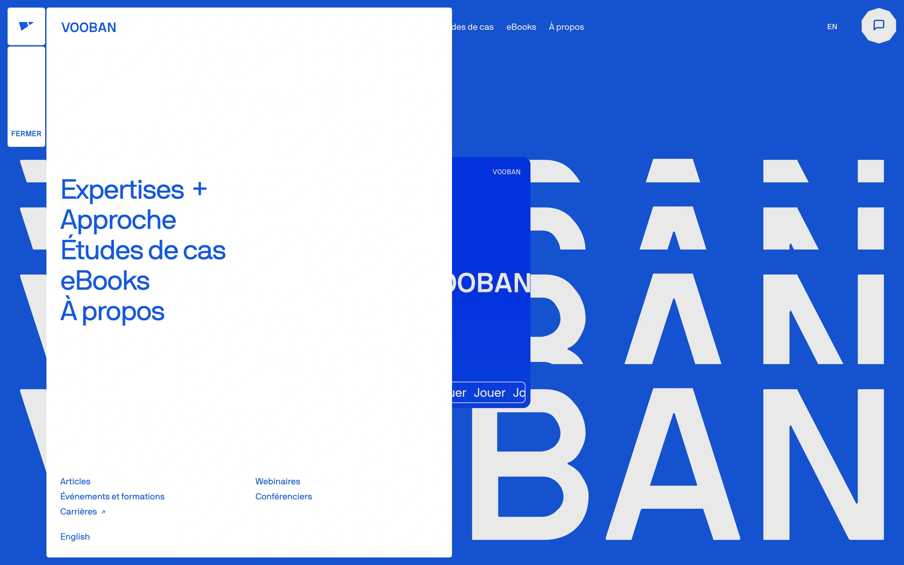 Vooban Global Navigation Menu Design