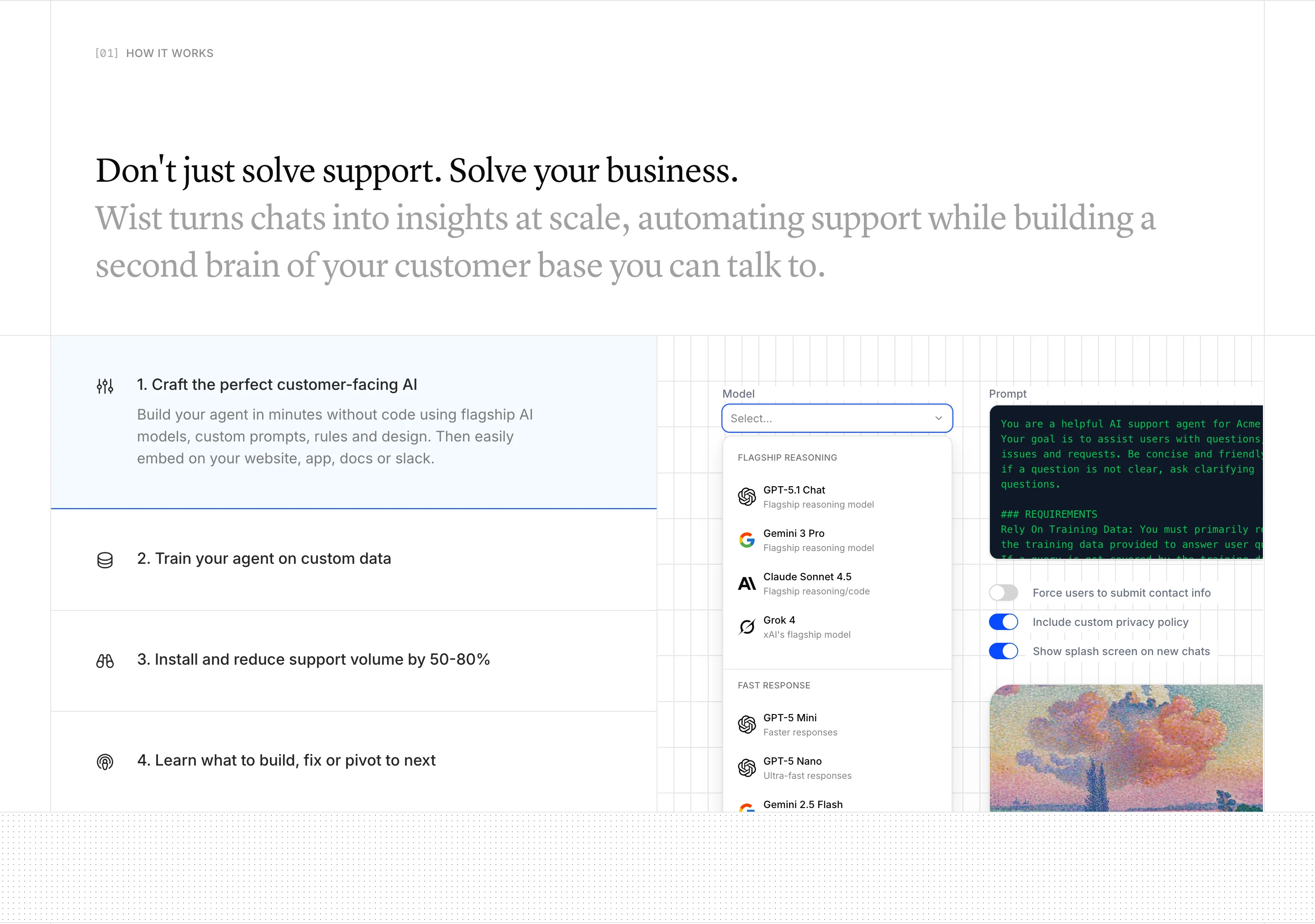 Wist Customer Support Feature Design