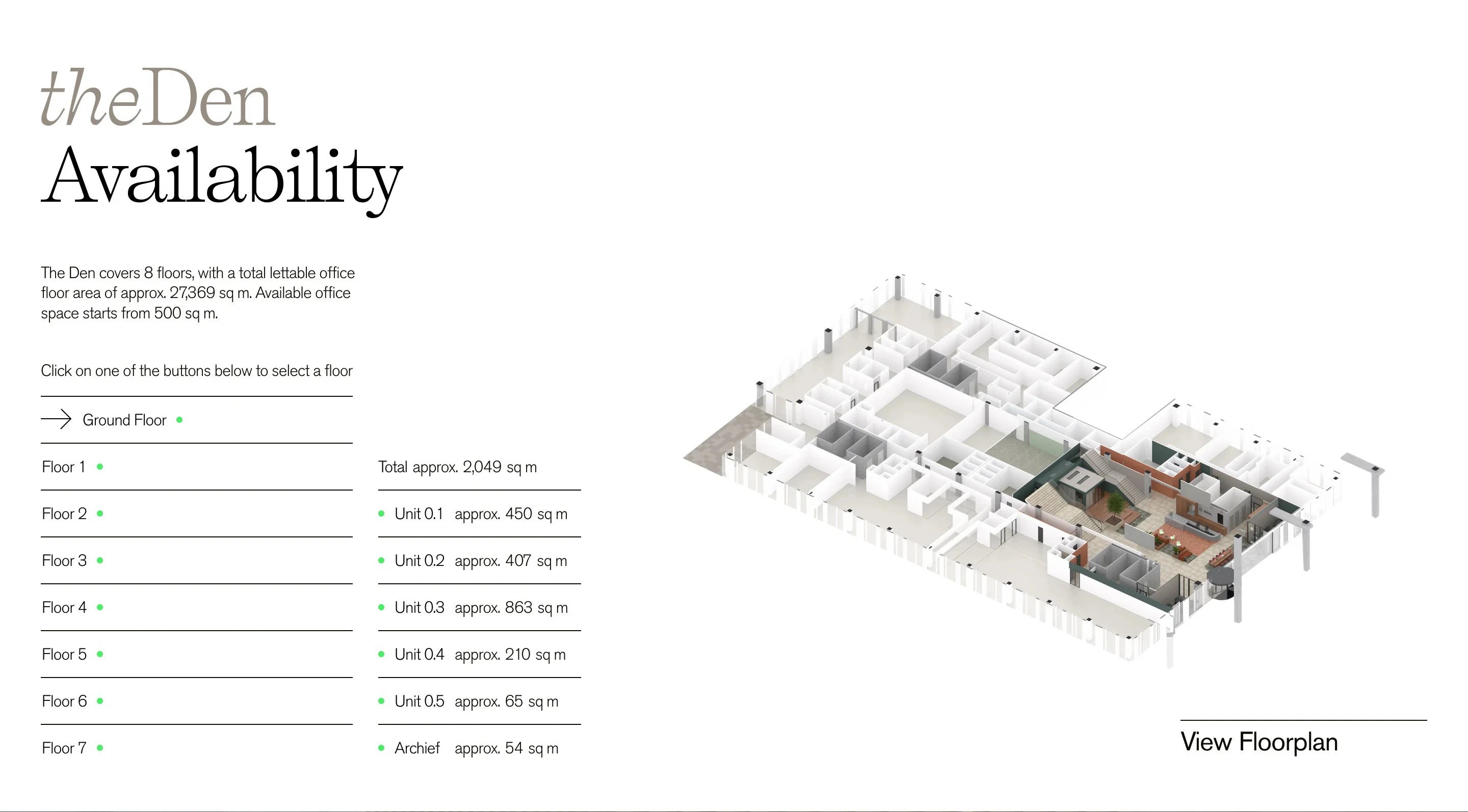 Den Home Page Section Floorplan