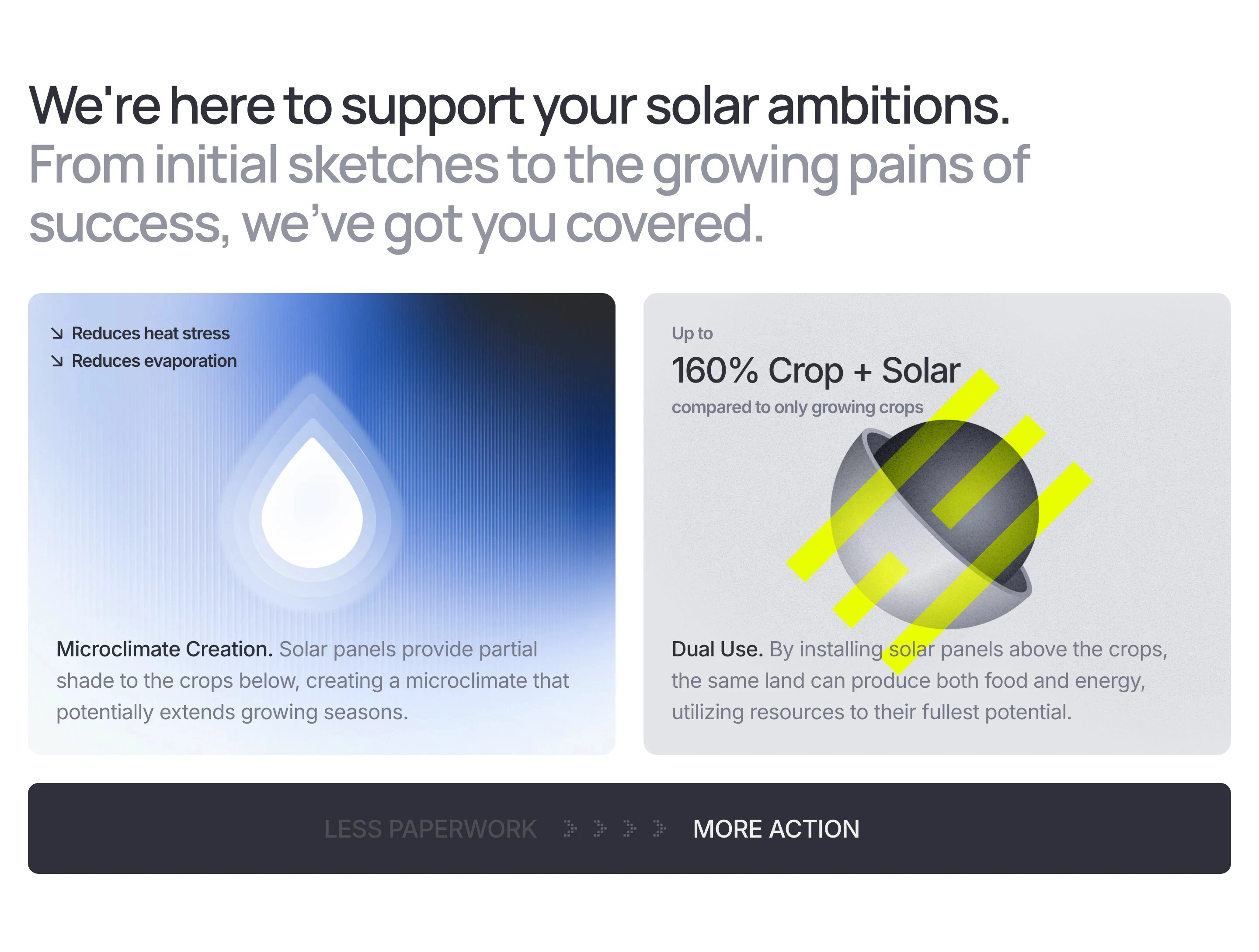 Solarpunk Home Page Section About