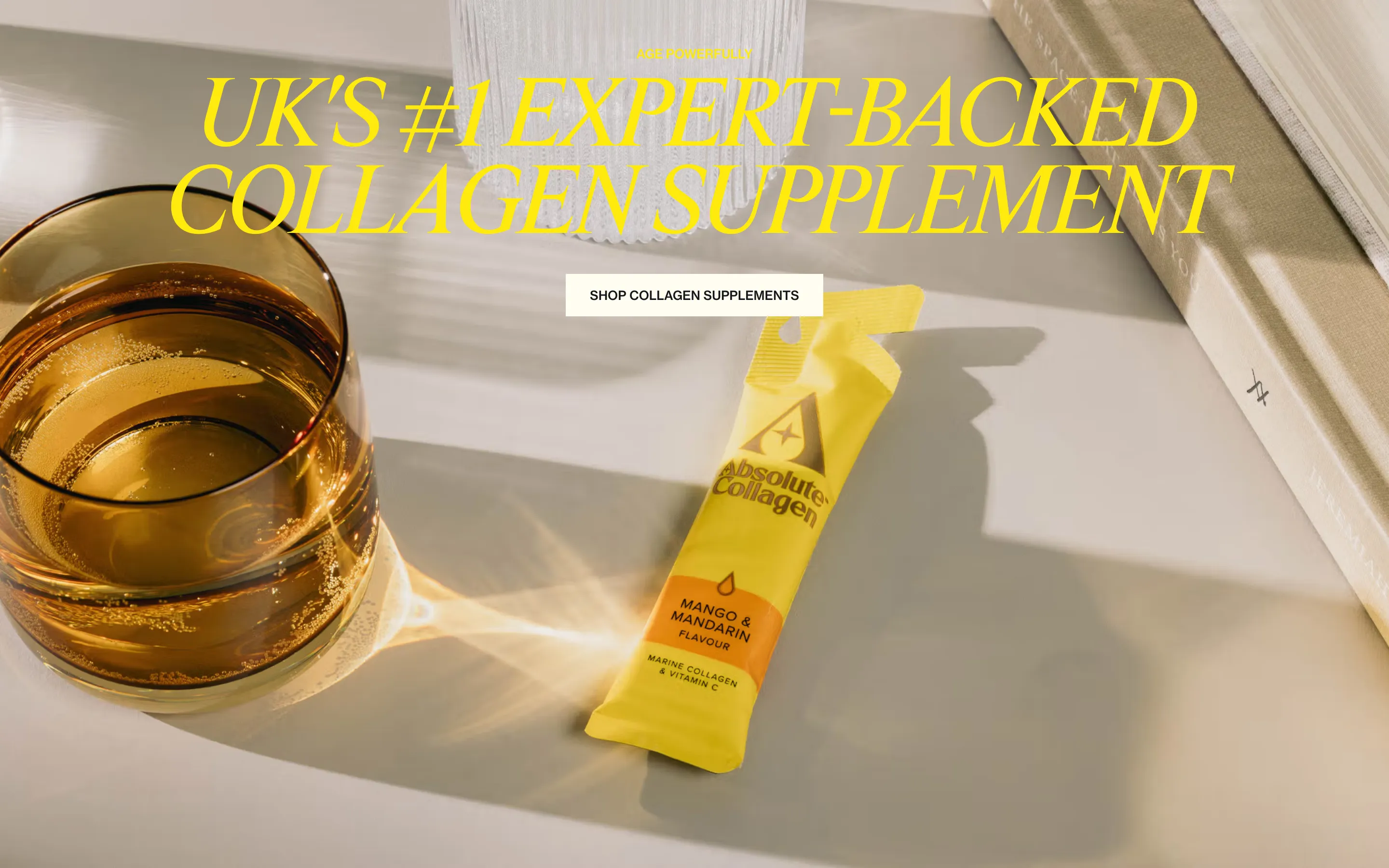 Absolute Collagen Supplement CTA Design