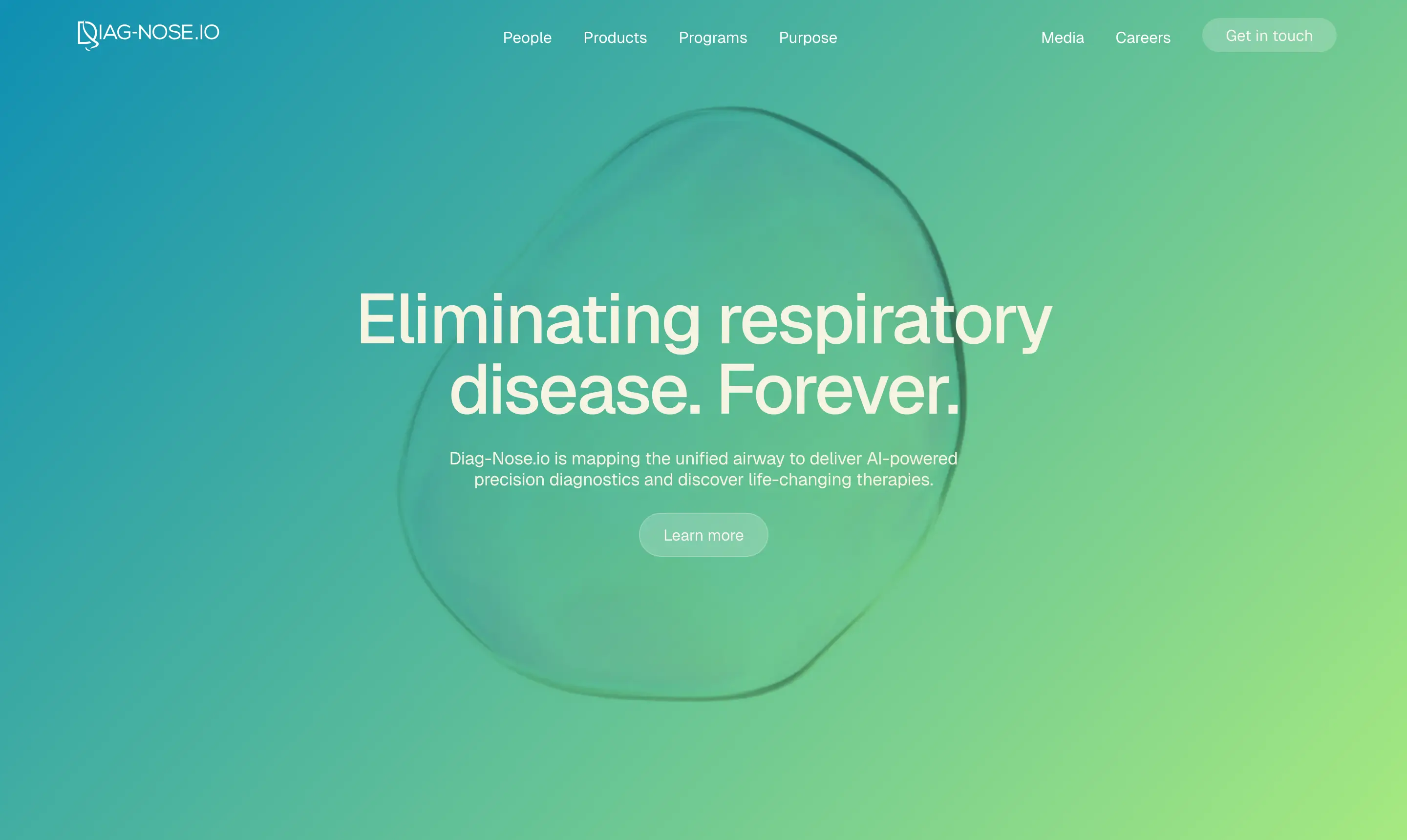Diag-Nose Respiratory Hero Design