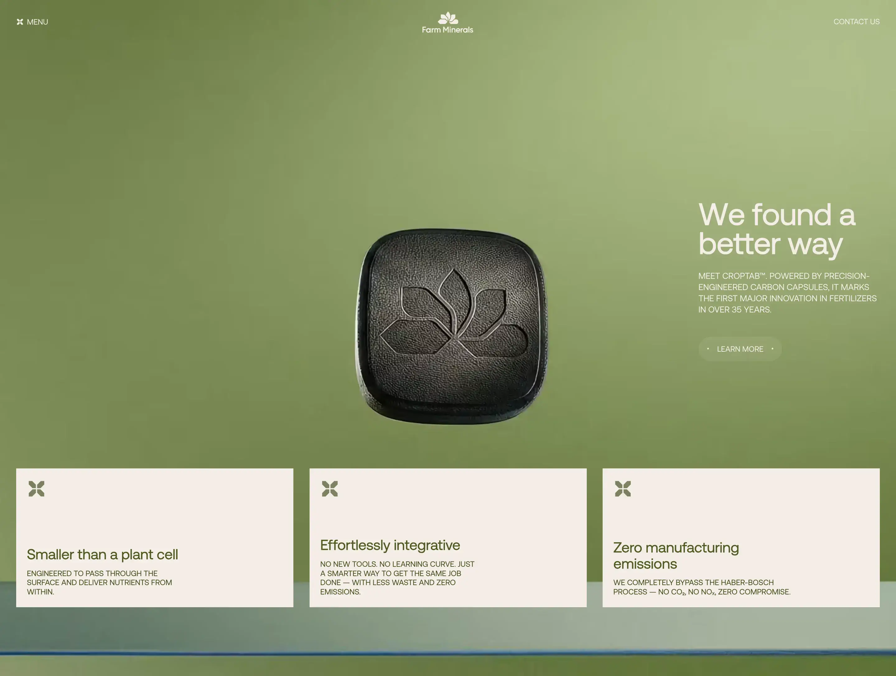 Farm Minerals Innovation Design