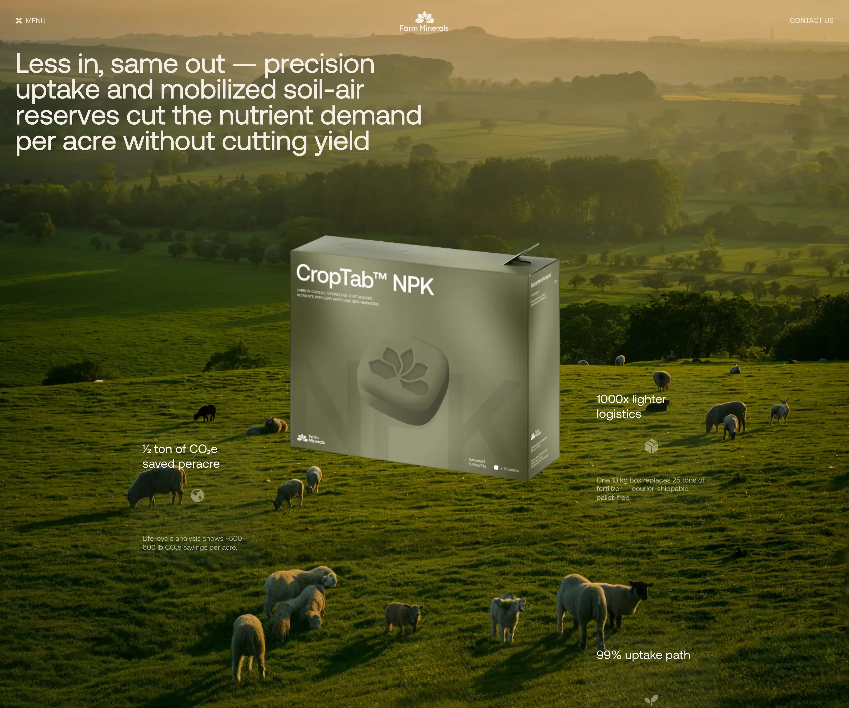 Farm Minerals Product Value Design