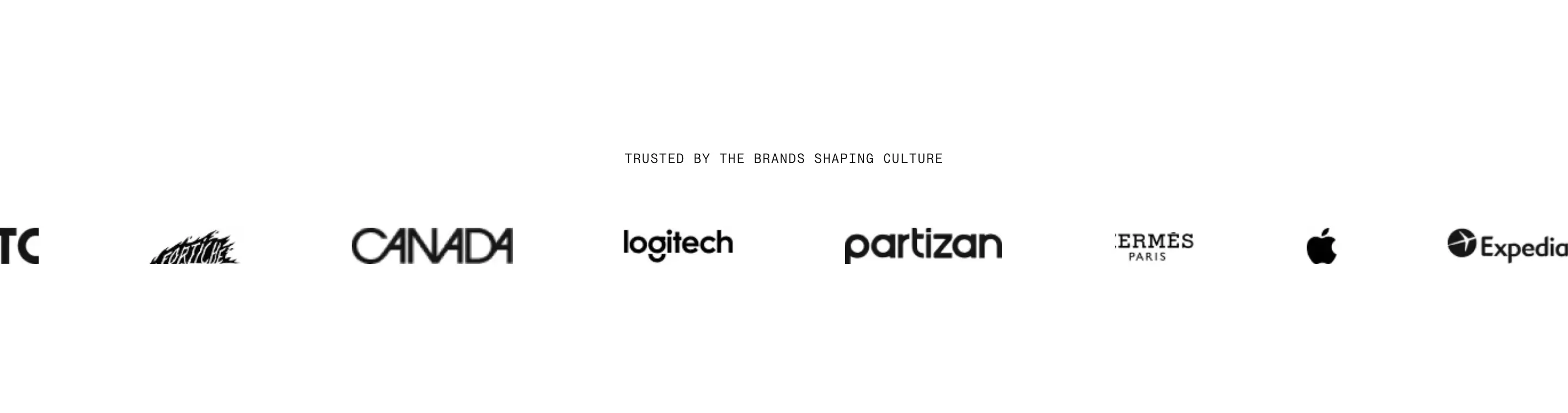Film Client Logos Cloud Design