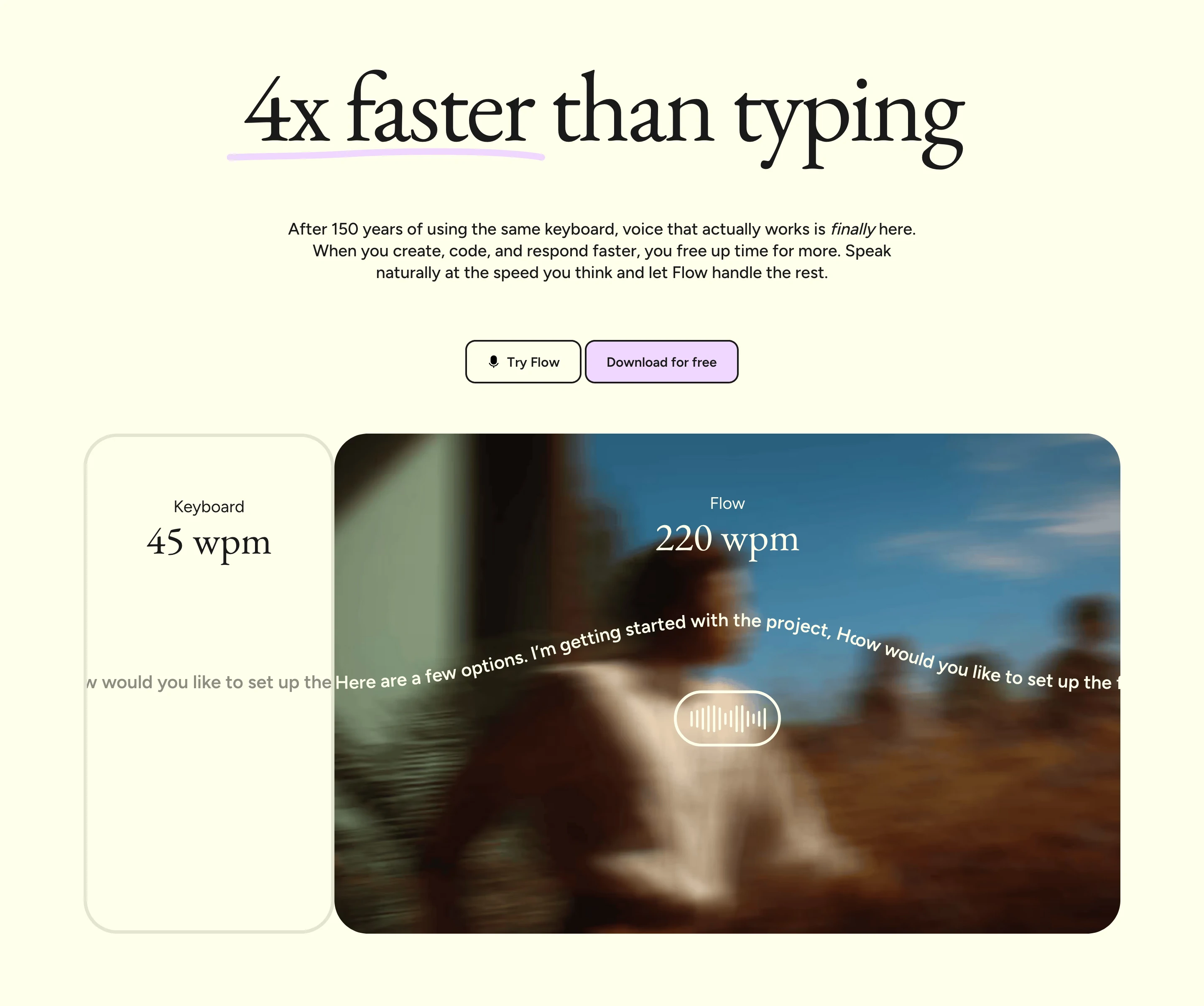 Flow Speed Comparison Feature Design