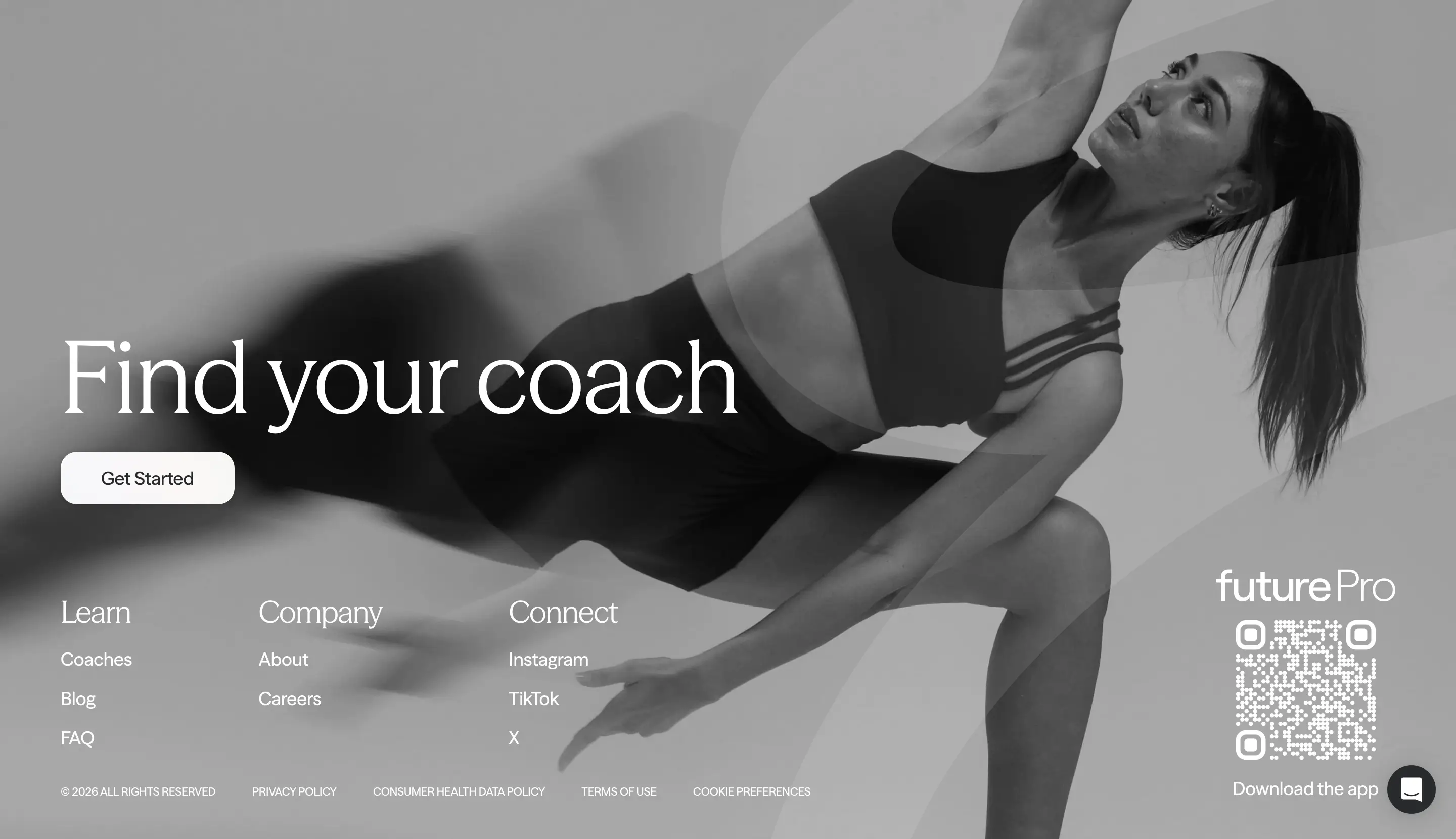 Future Company Navigation Footer Design