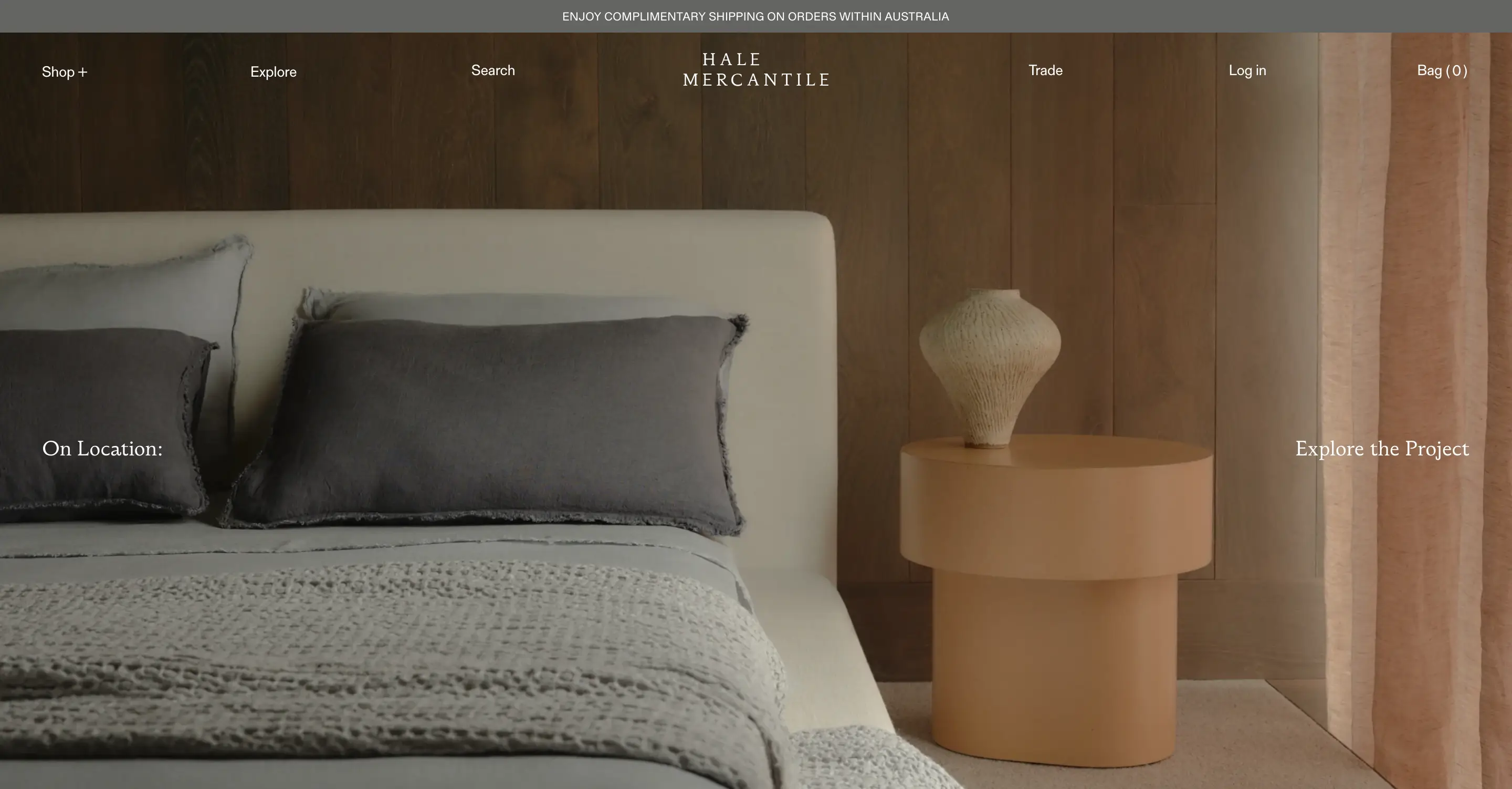 Hale Mercantile Lifestyle Hero Design