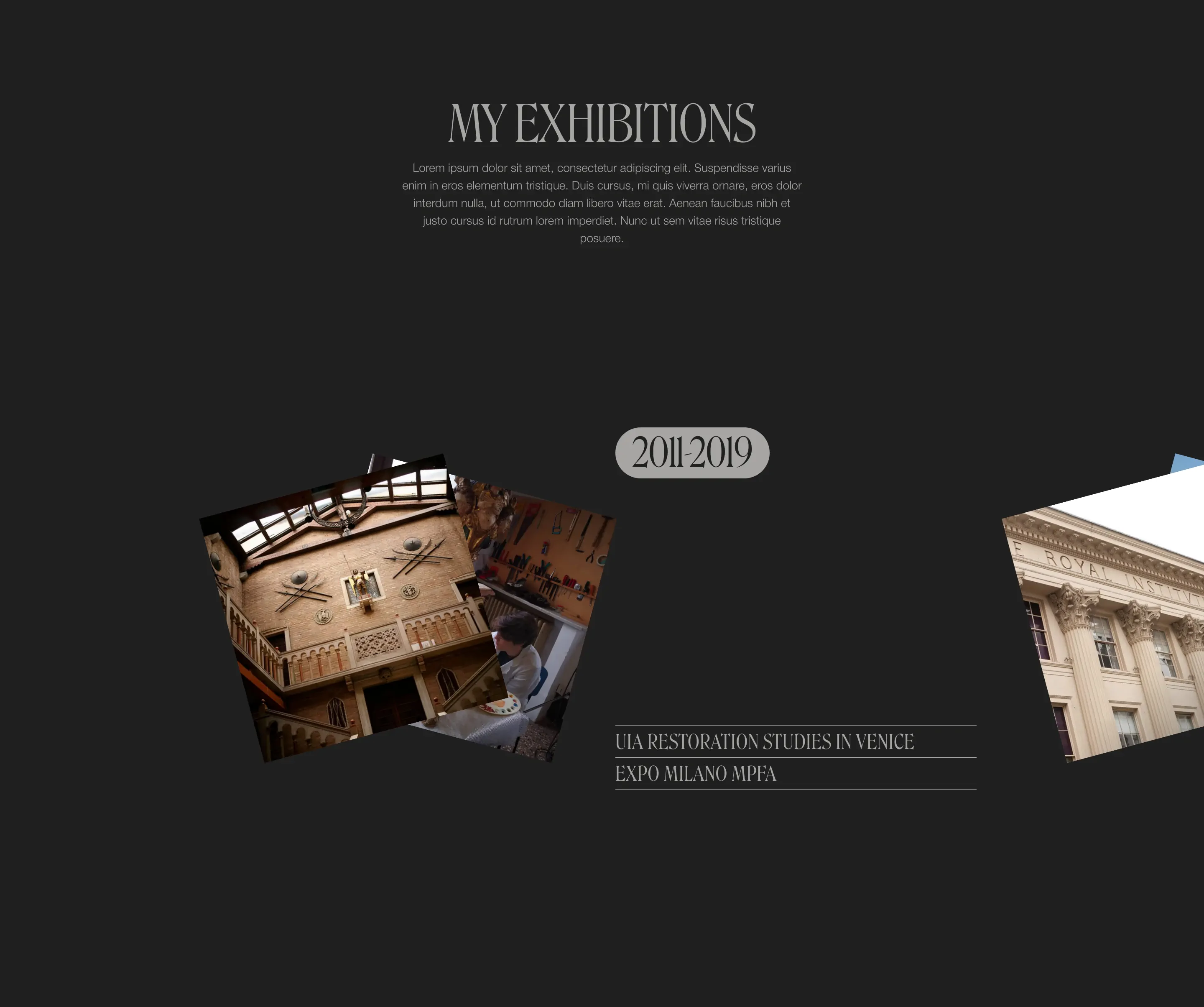 Leonardo Timeline Portfolio Design