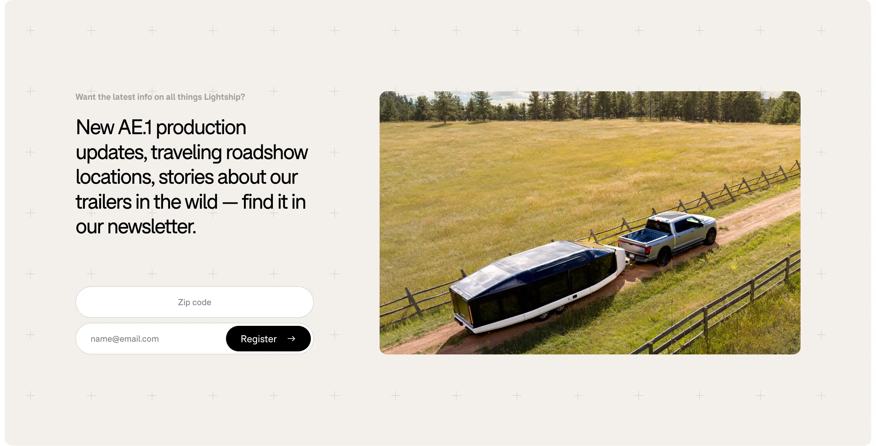 Lightship Newsletter CTA Design