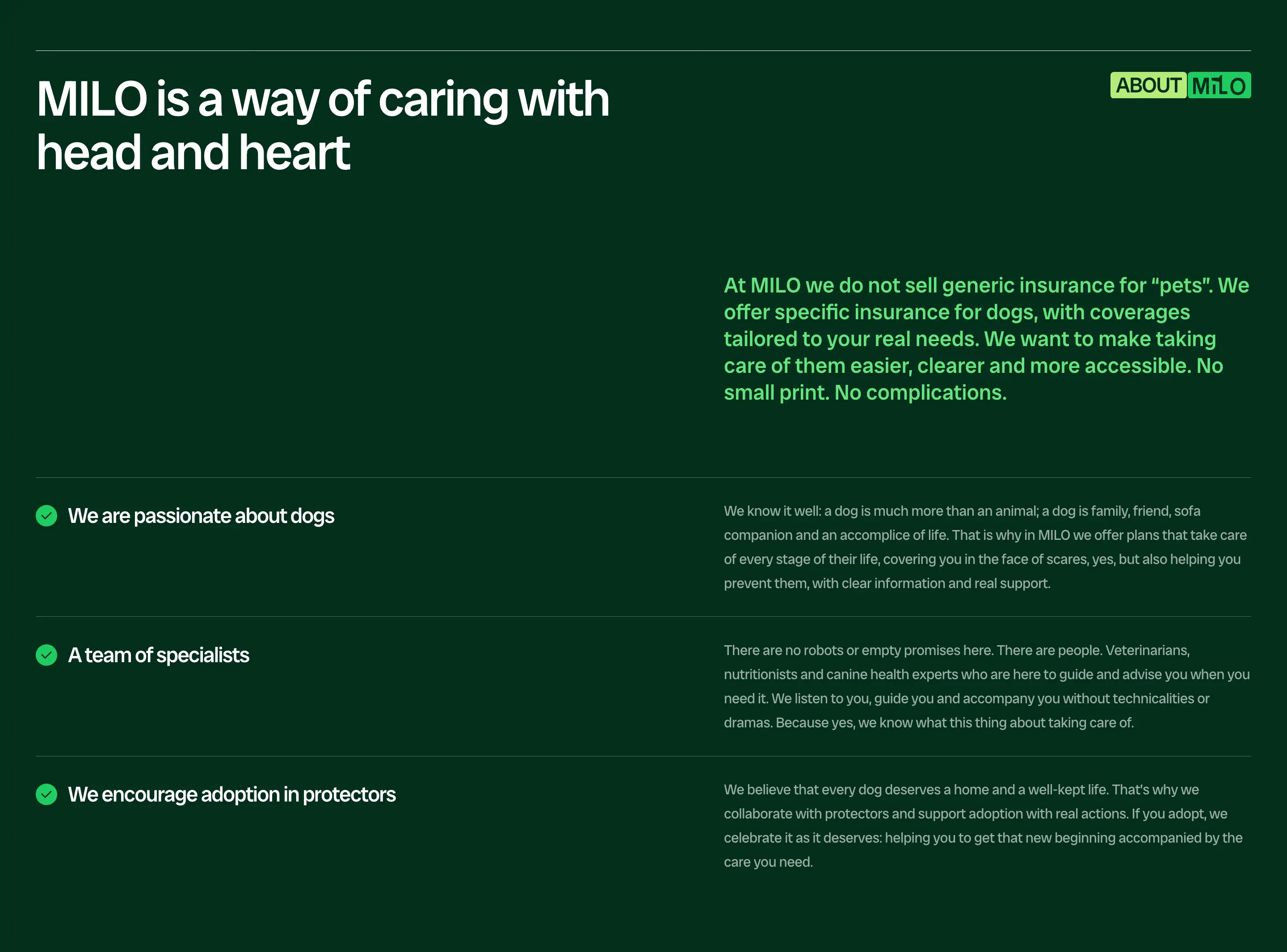 Milo Brand Values Proposition Design