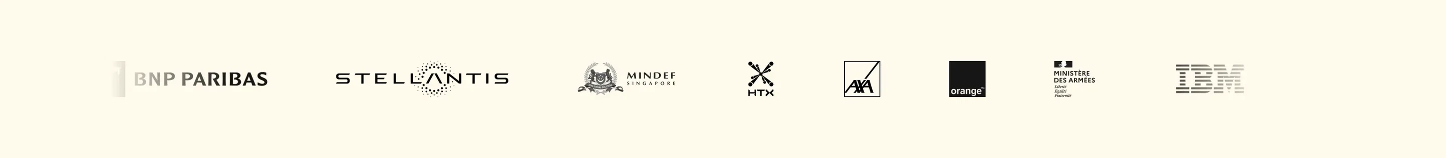 Mistral Partner Logos Scroller Design