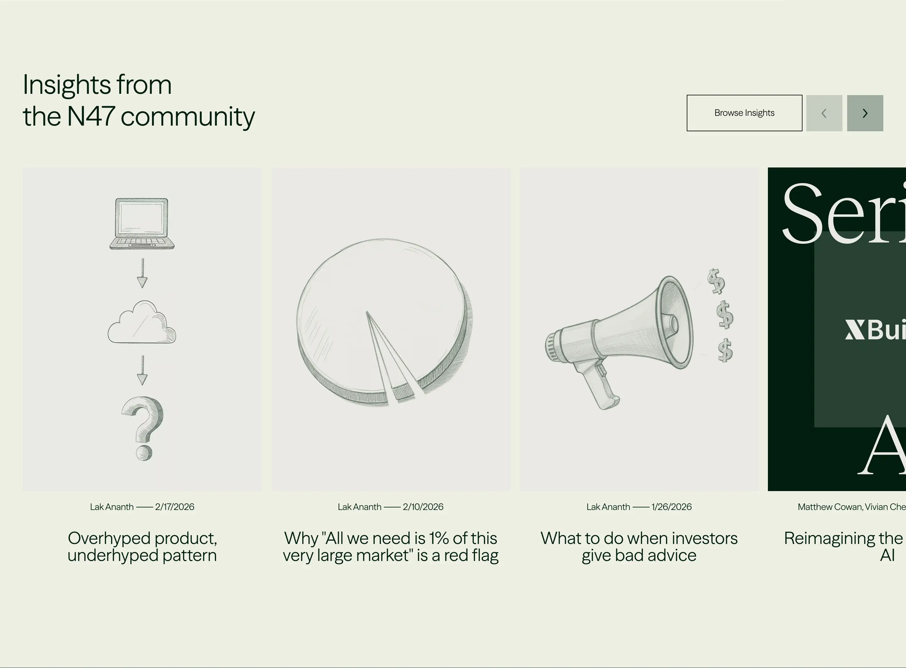 N47 Community Blog Design