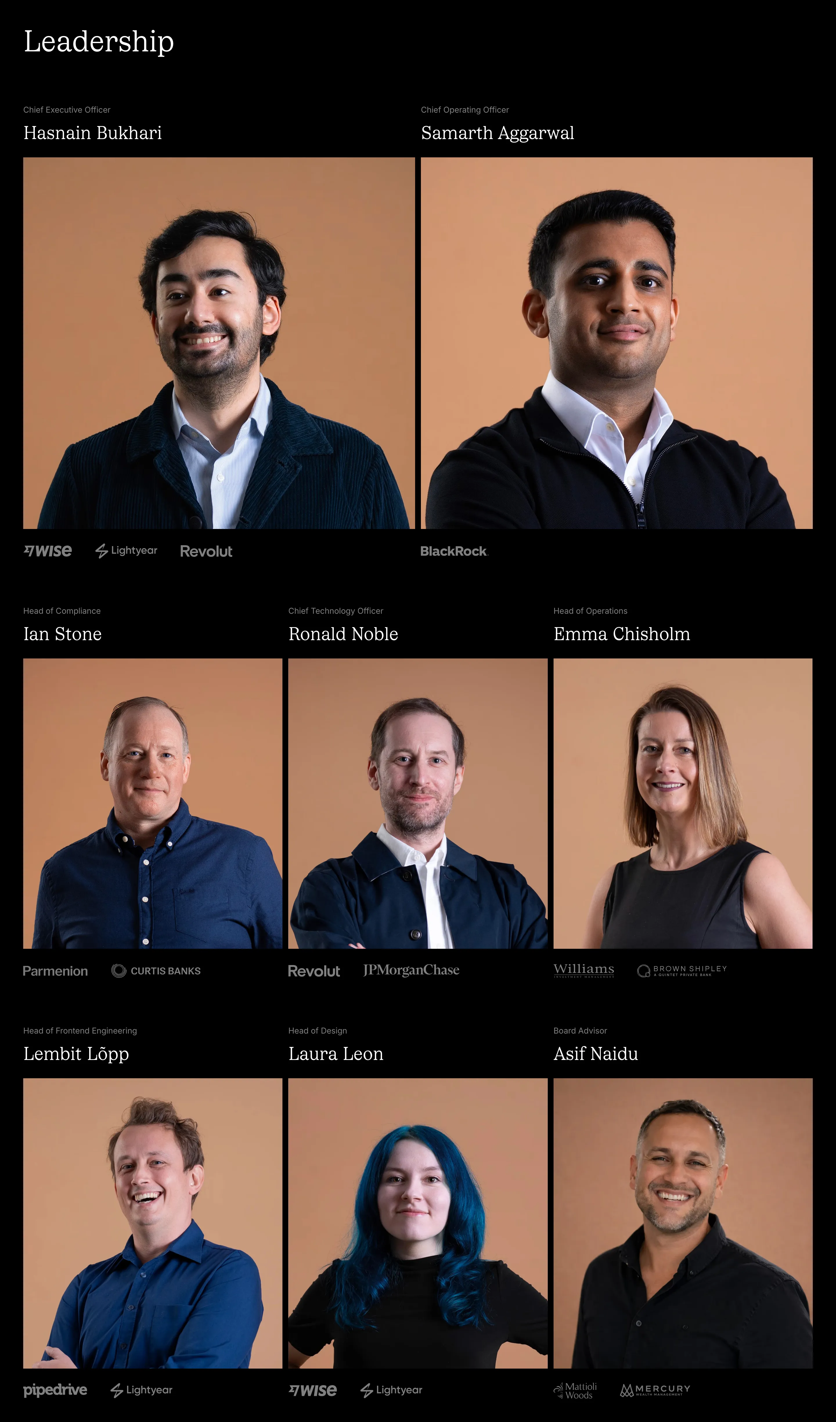 Obsidian Executive Team Design