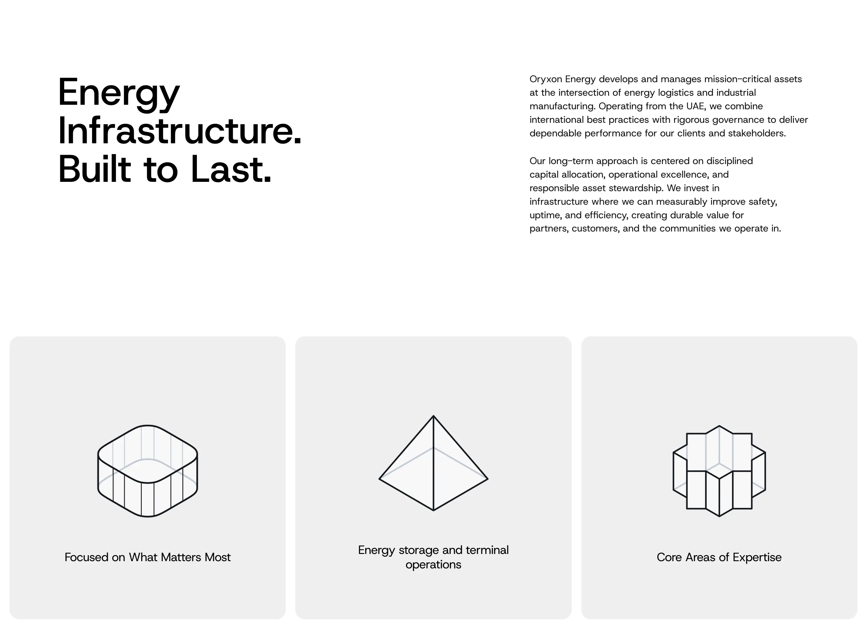 Oryxon Energy Hero Design