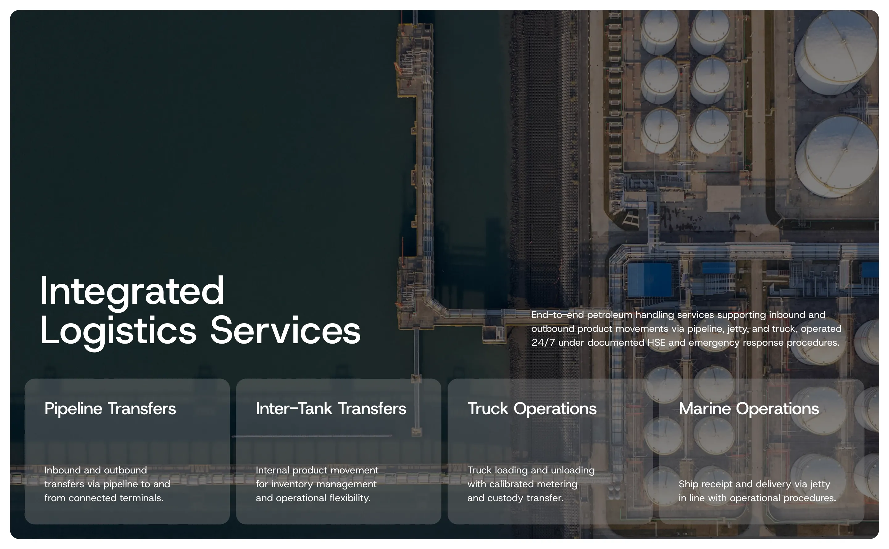 Oryxon Logistics Feature Design