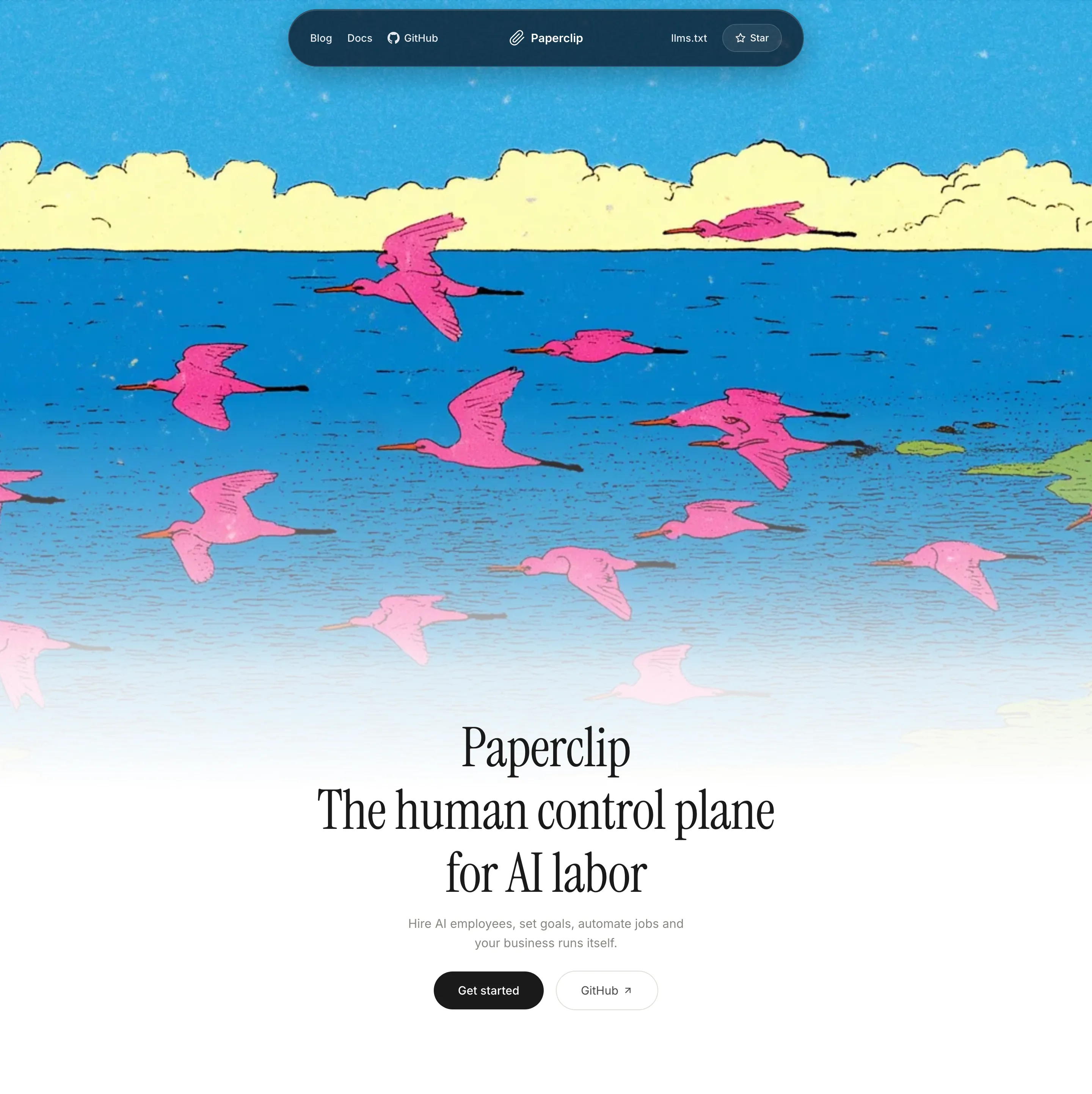 Paperclip Value Proposition Hero Design
