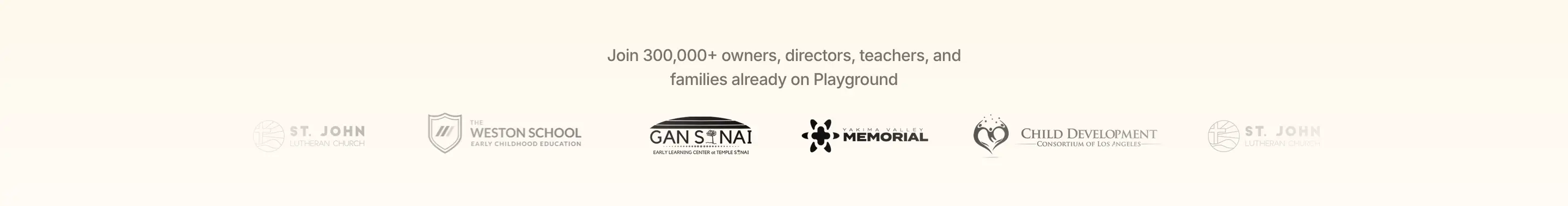 Playground Social Proof Logo Cloud Design