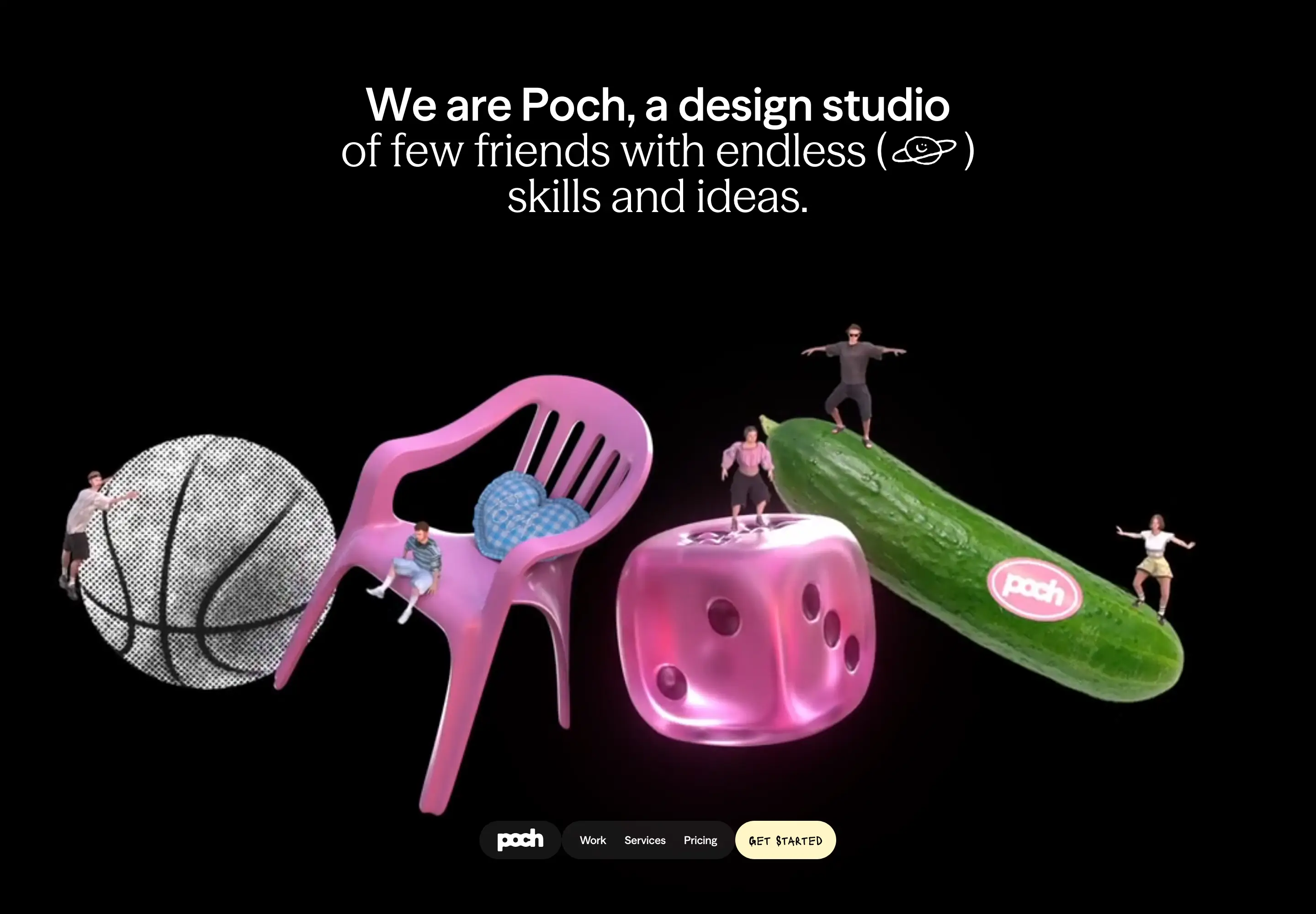 Poch Brand Hero Design
