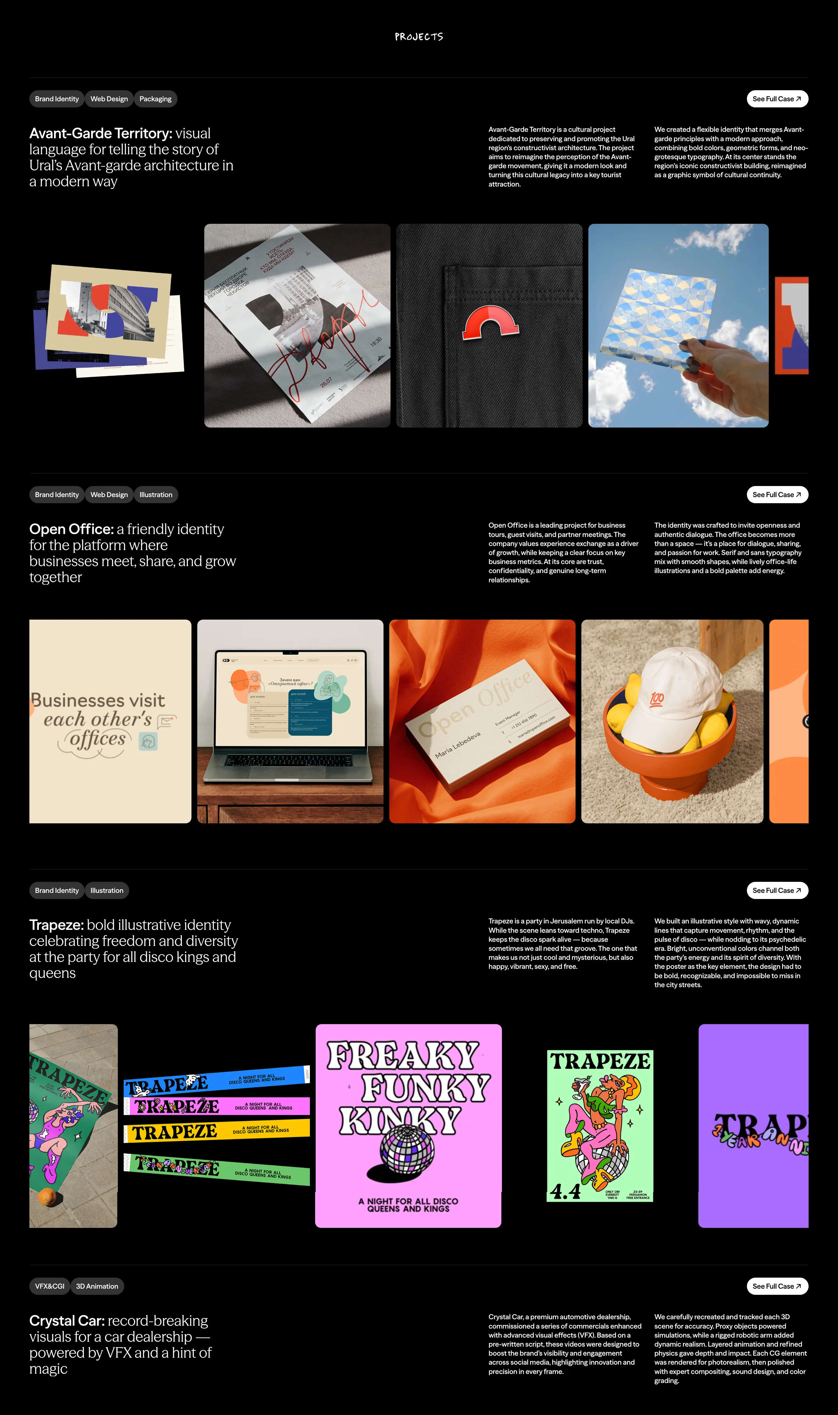 Poch Work Portfolio Design