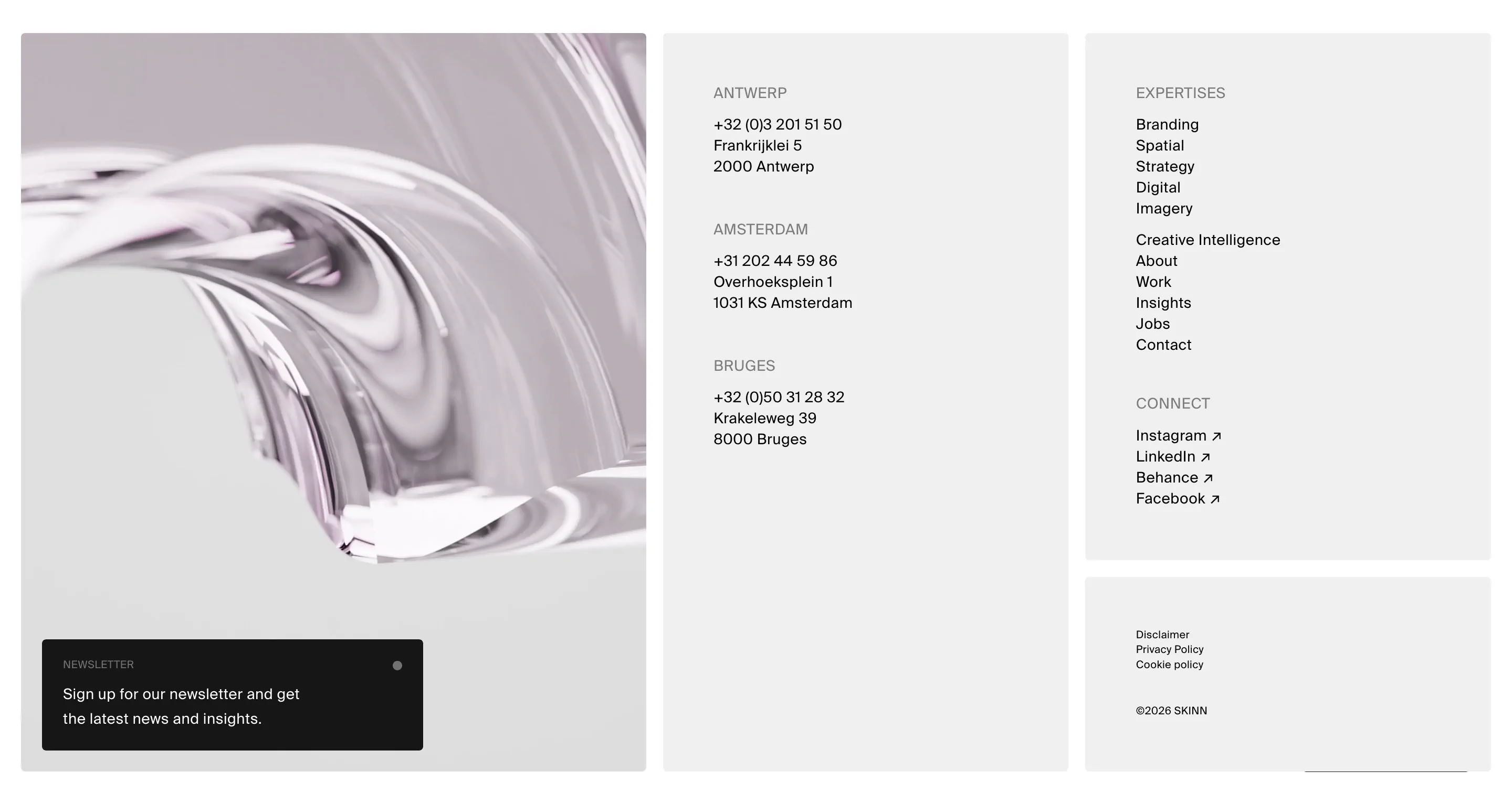 Ro Company Footer Design