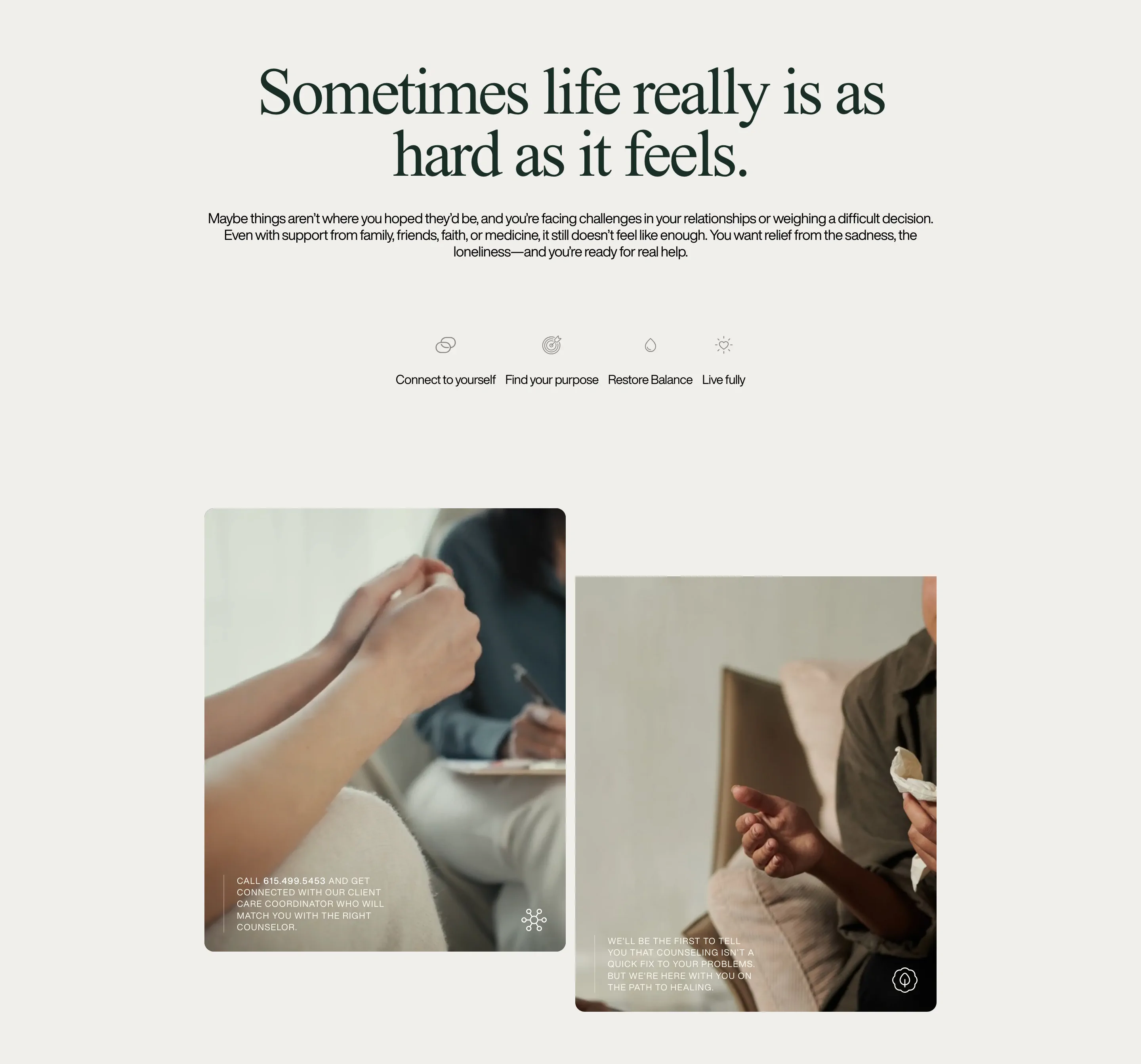 Sage Hill Mental Wellness Feature Design