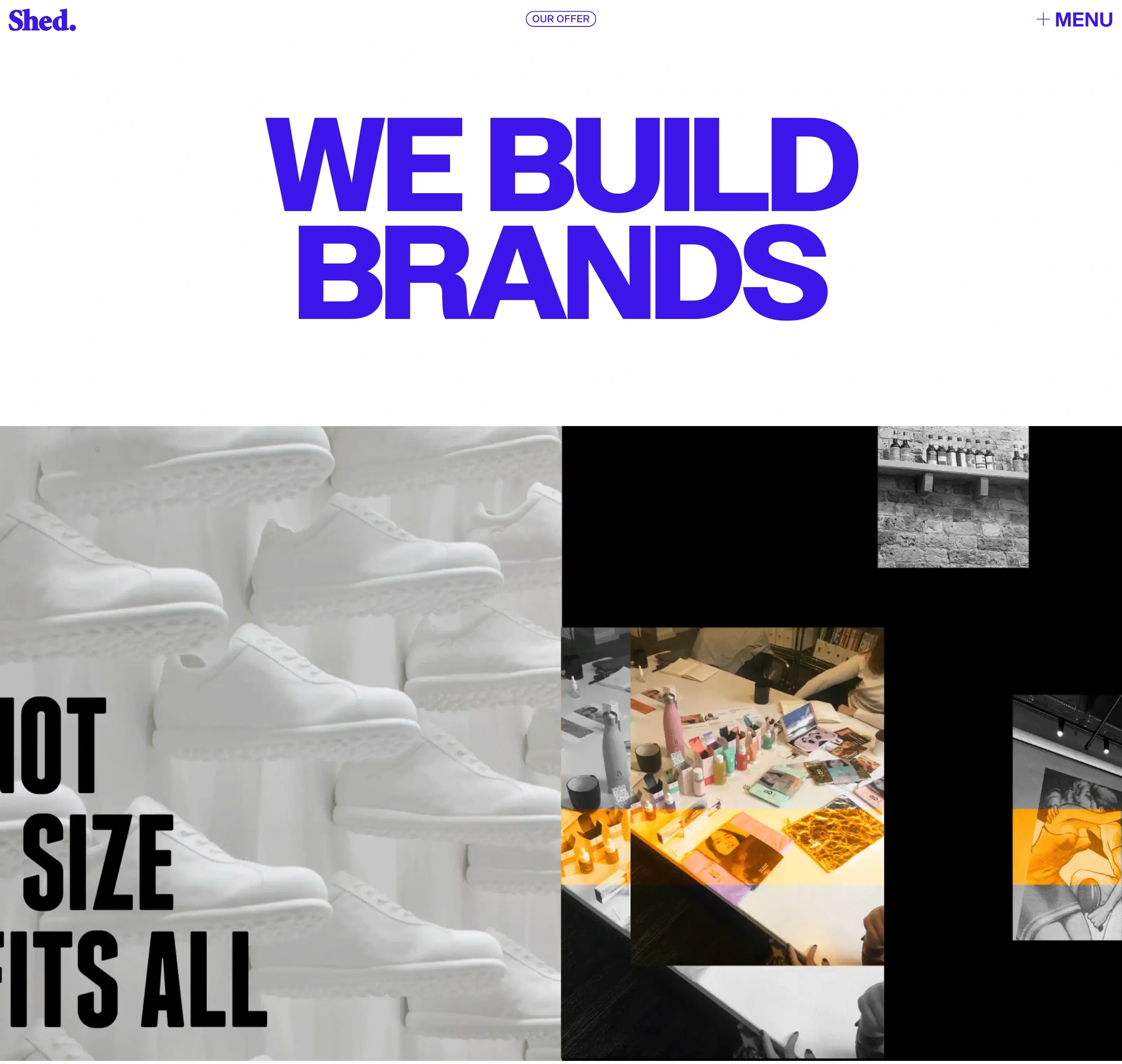 Shed Brand Hero Design