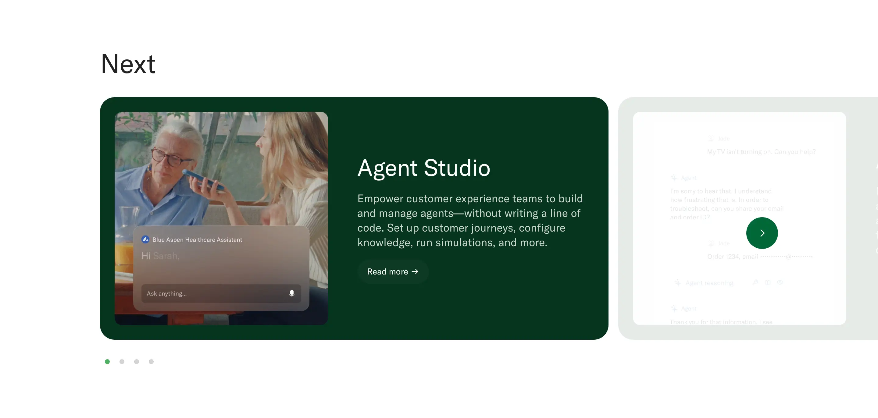 Sierra Agent Feature Slider Design