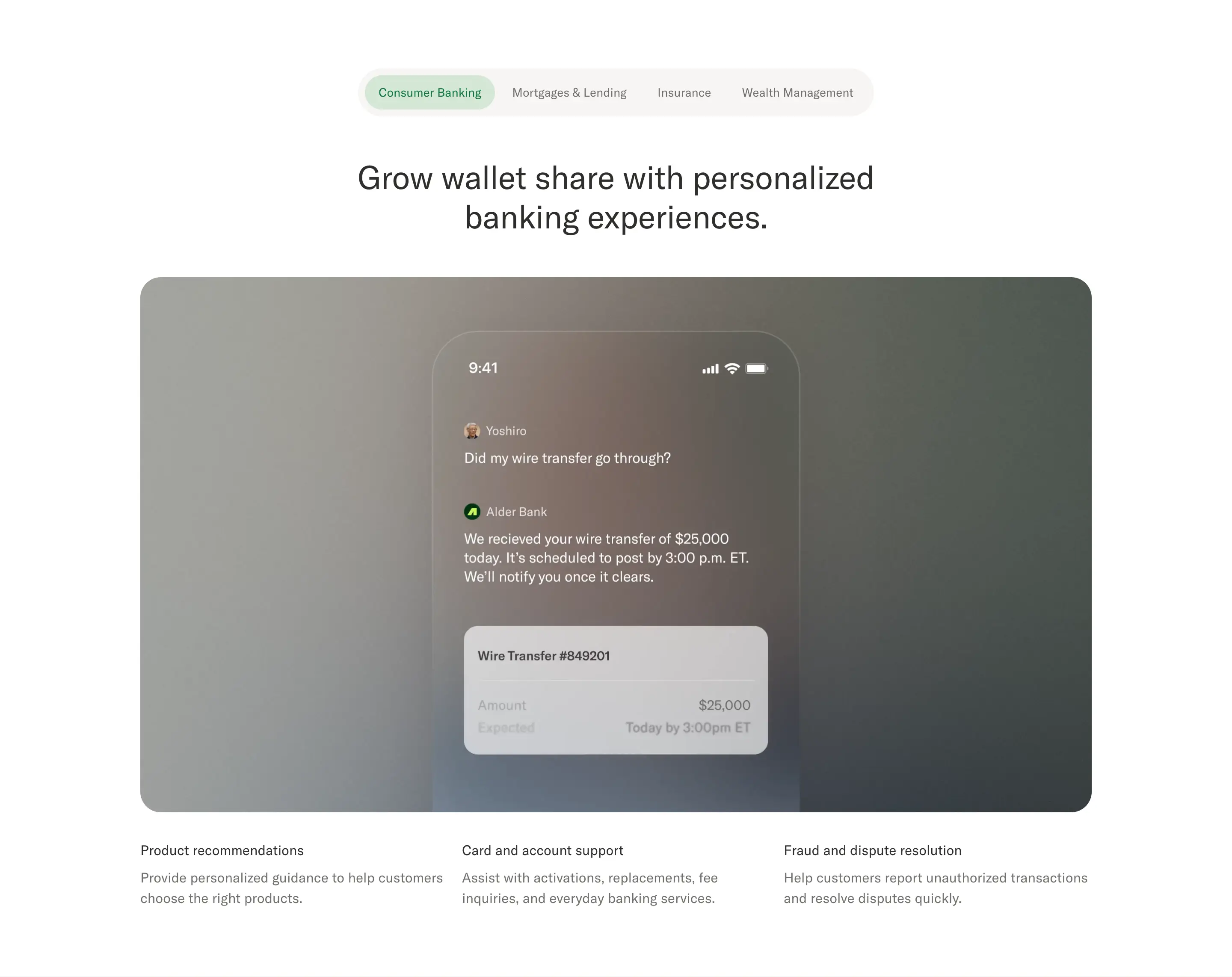 Sierra Banking Solutions Feature Design