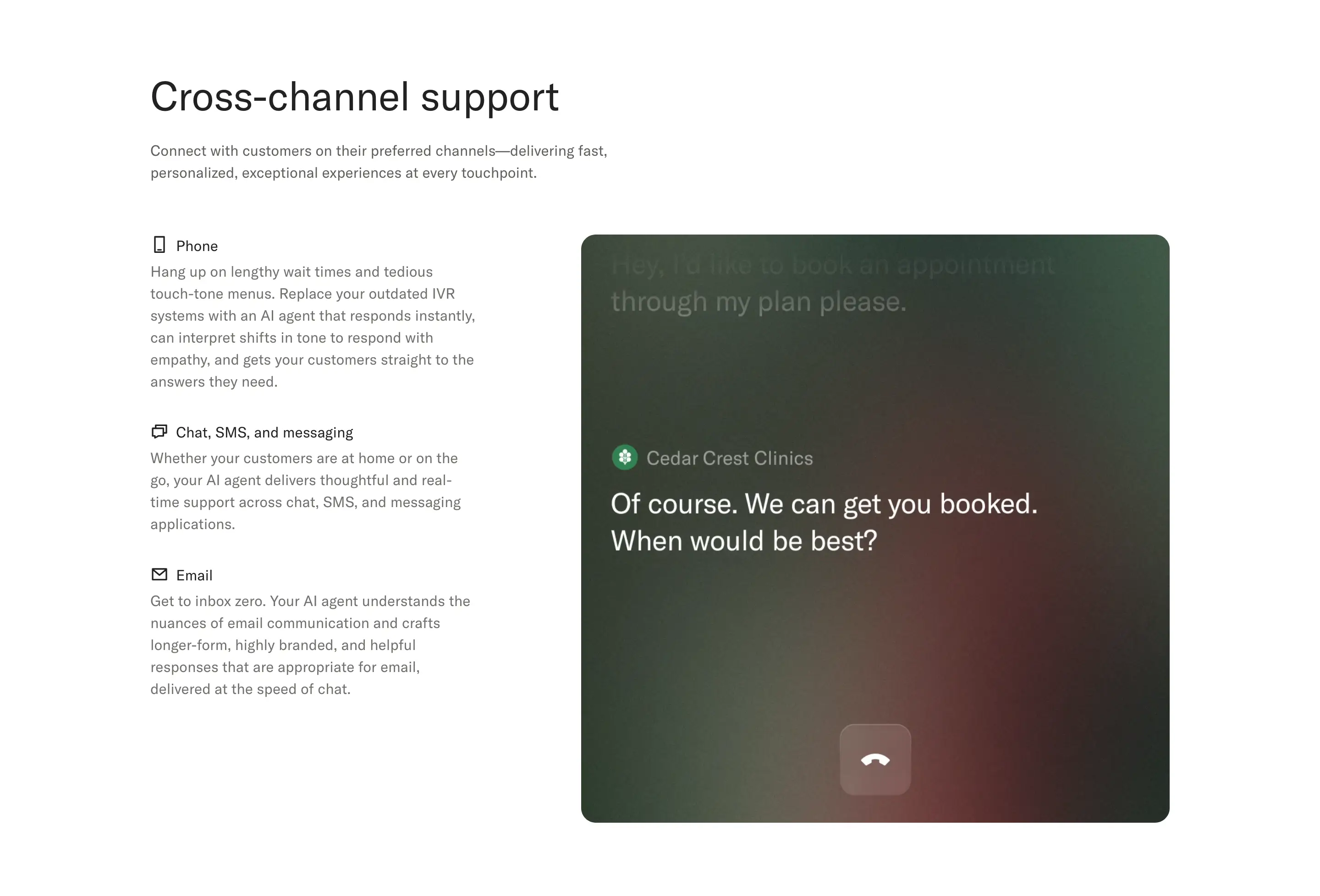 Sierra Support Feature Design