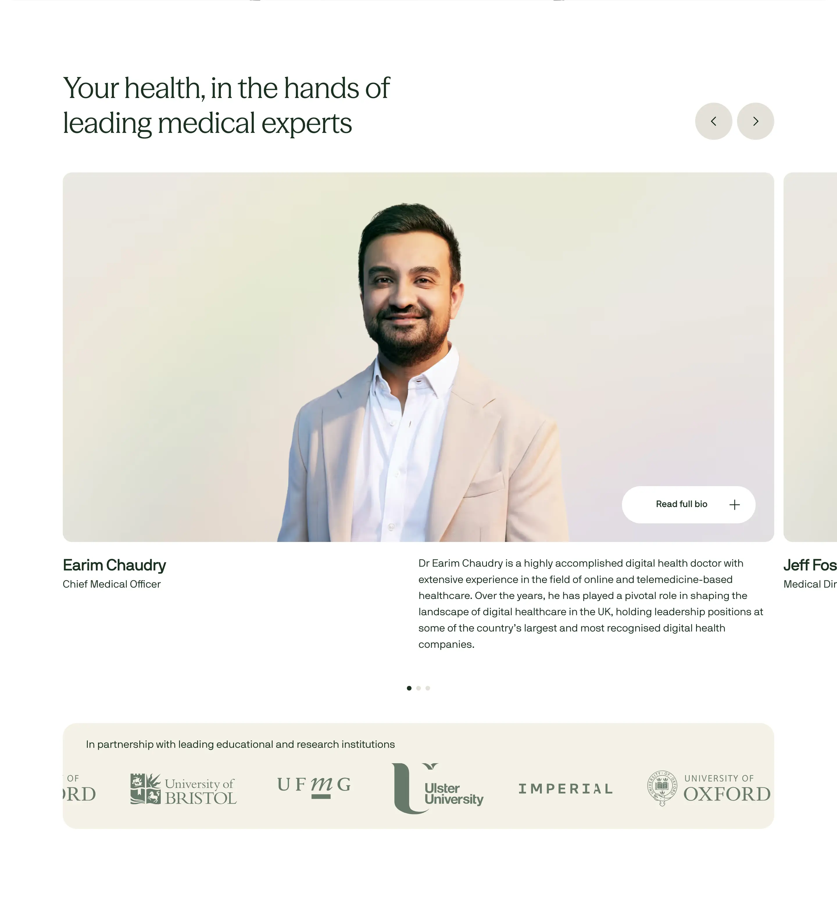 Voy Expertise Carousel Design