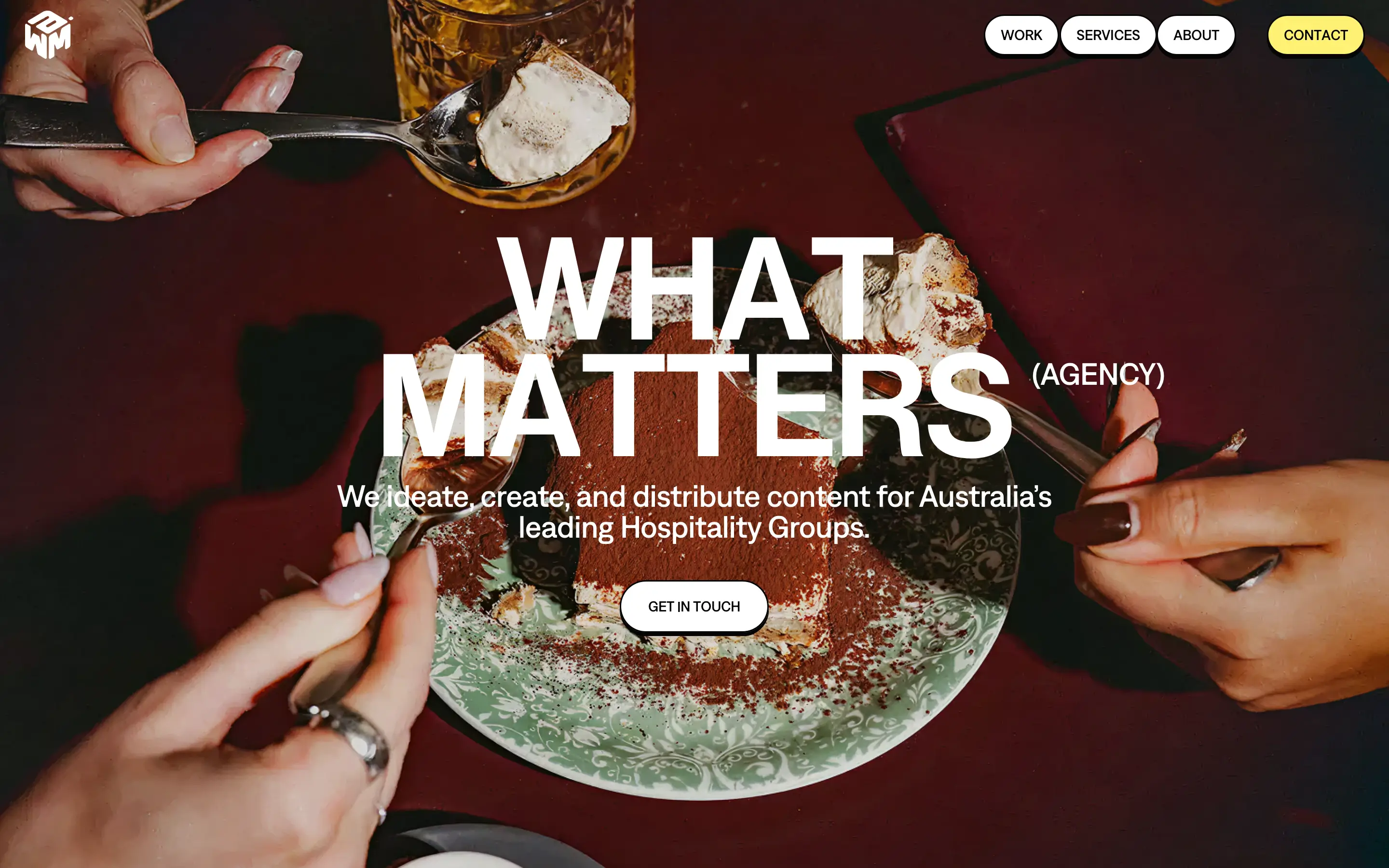 What Matters Brand Hero Design