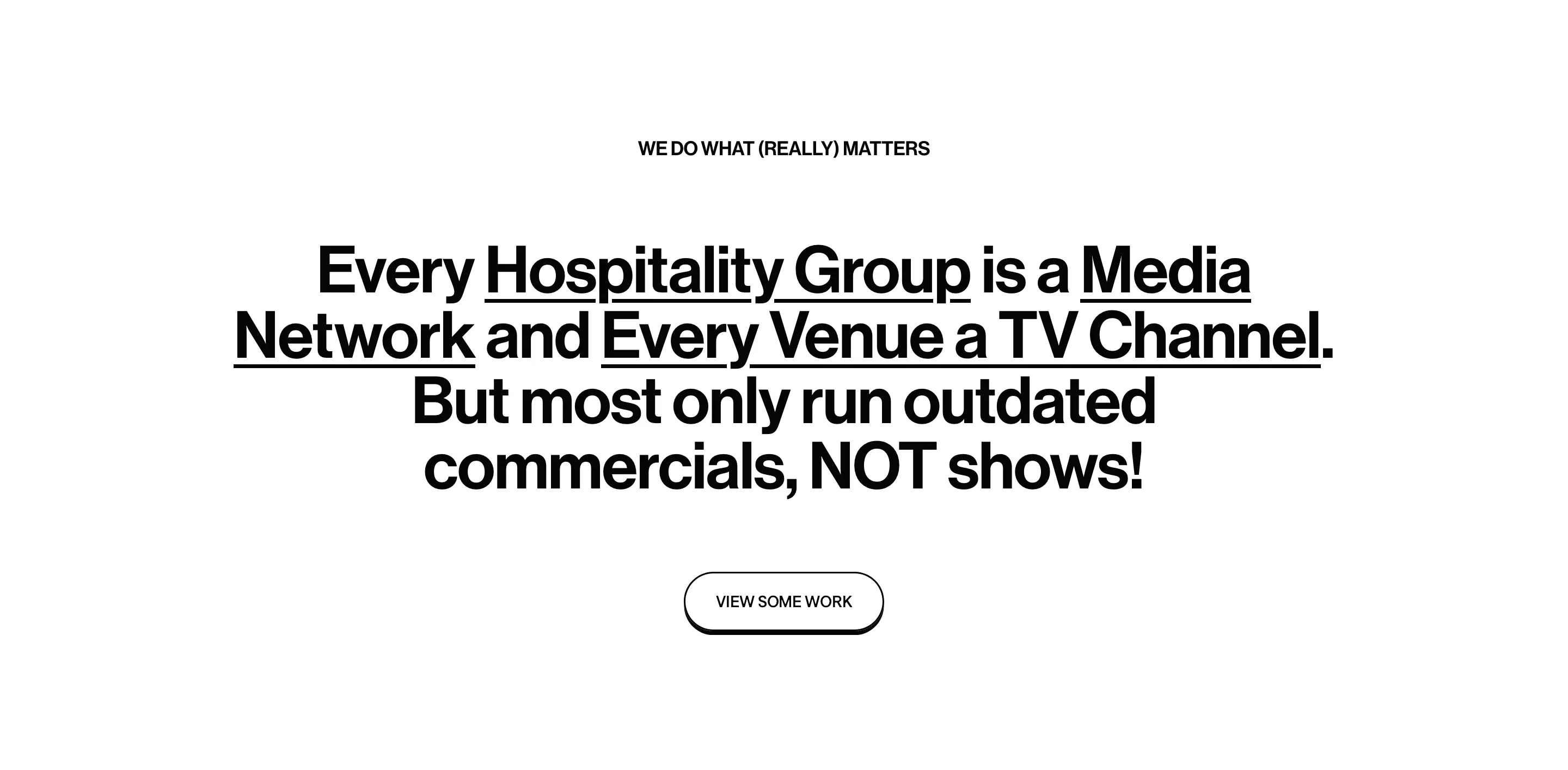 What Matters Brand Mission CTA Design
