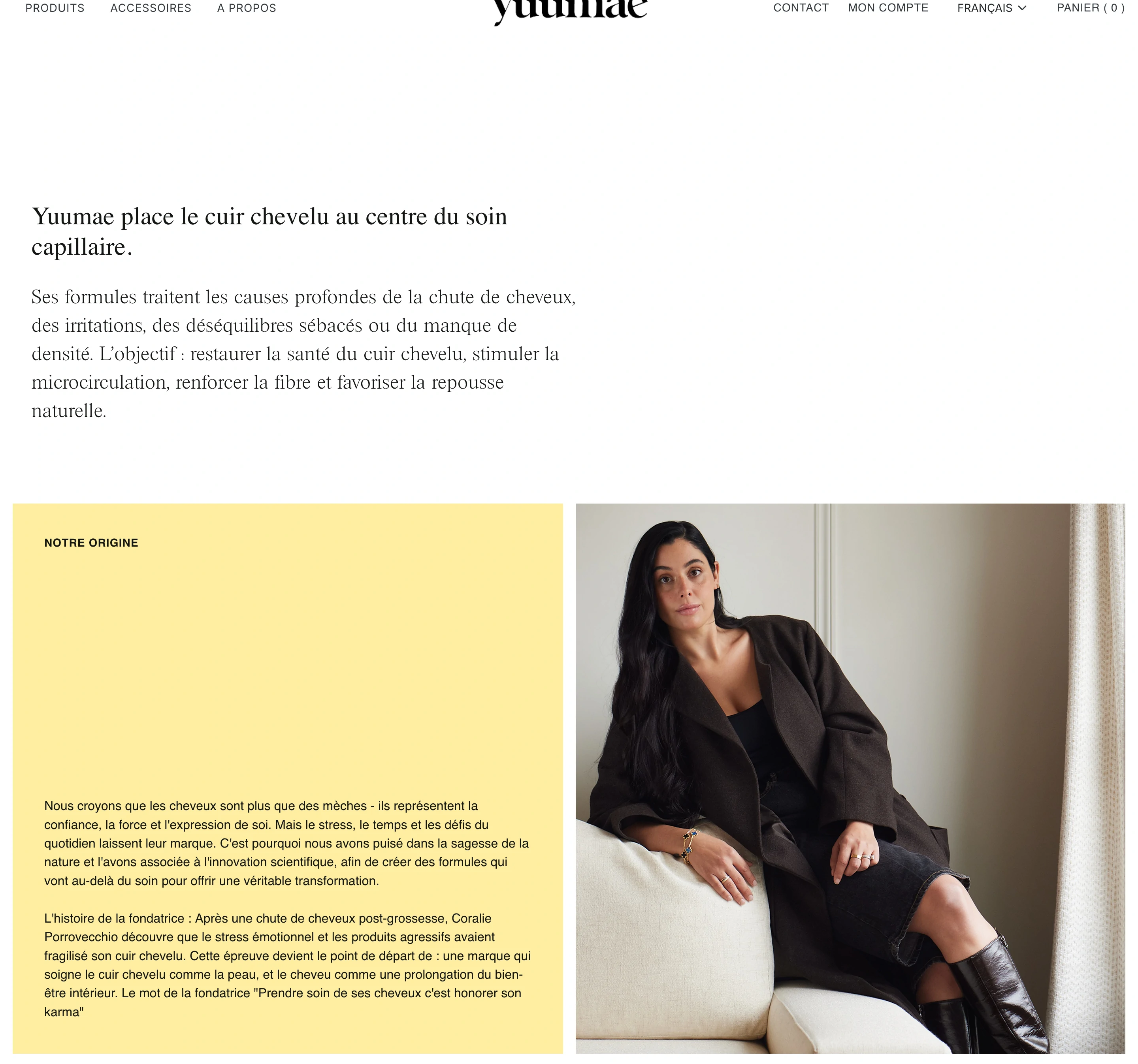 Yuumae Brand Philosophy Feature Design