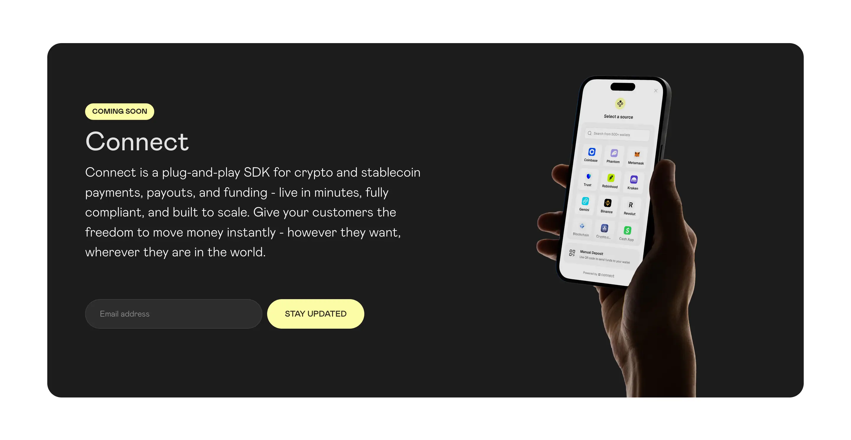 Zerohash Product Launch CTA Design
