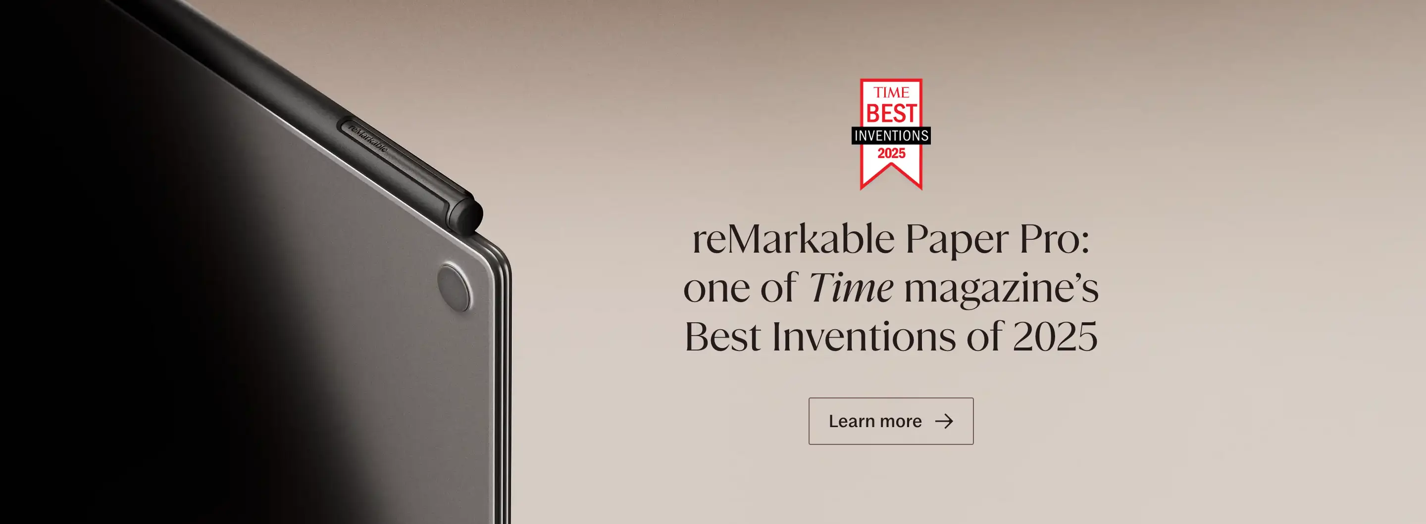 reMarkable Award Mention Banner Design